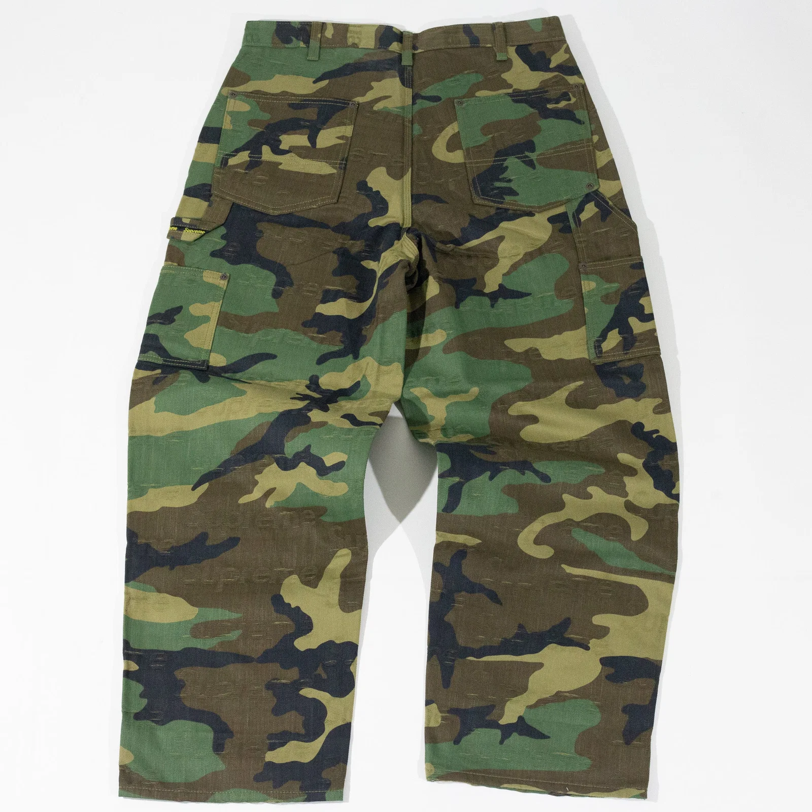 Calça Supreme Jacquard Logos Double Camo — foto 3
