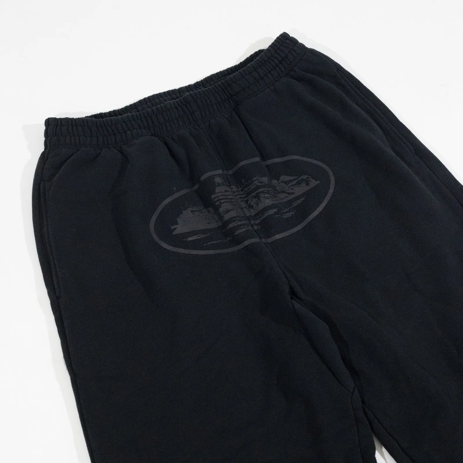 Calça Corteiz Moletom Alcatraz All Black — foto 2