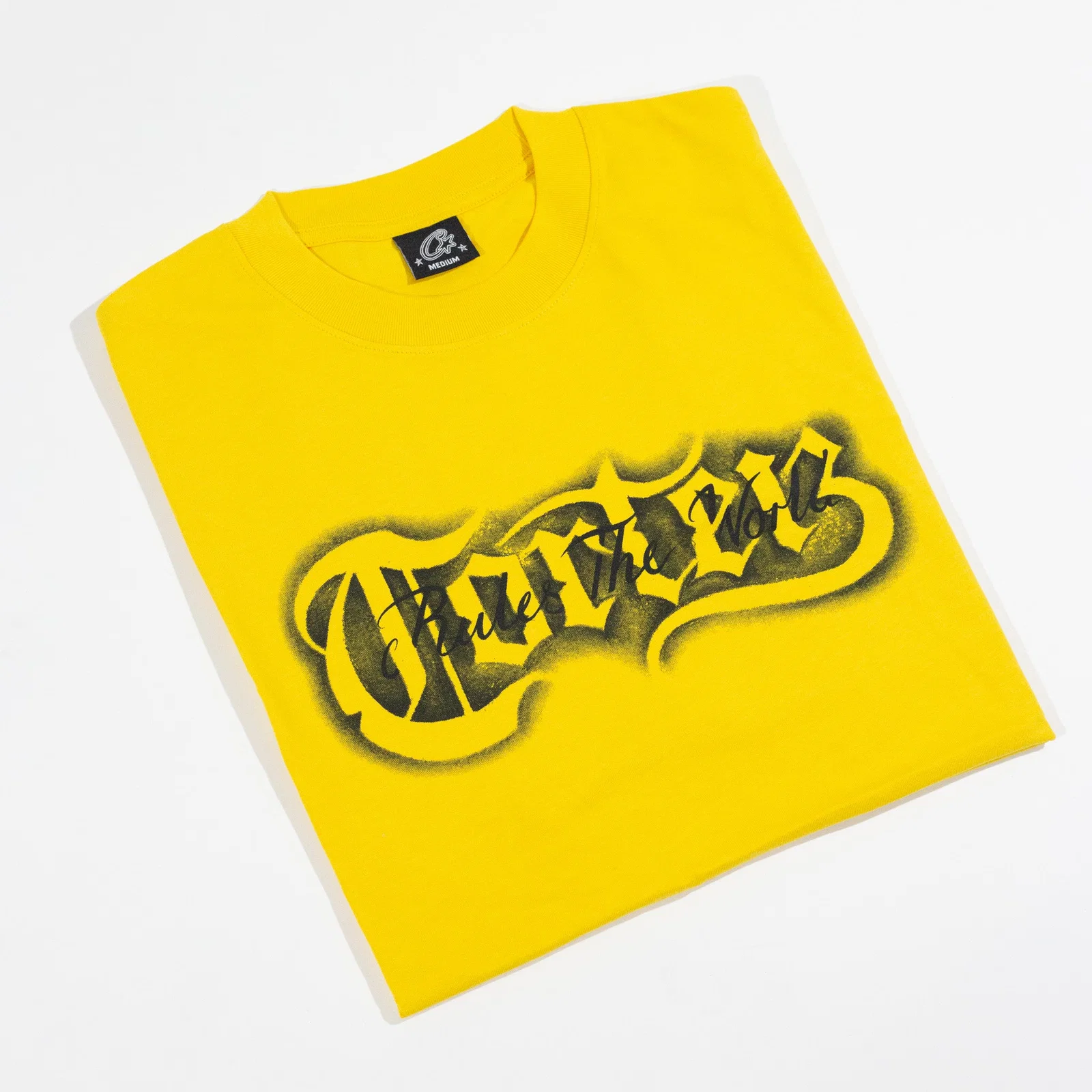 Camiseta Corteiz RTW Tattted Amarela — foto 3