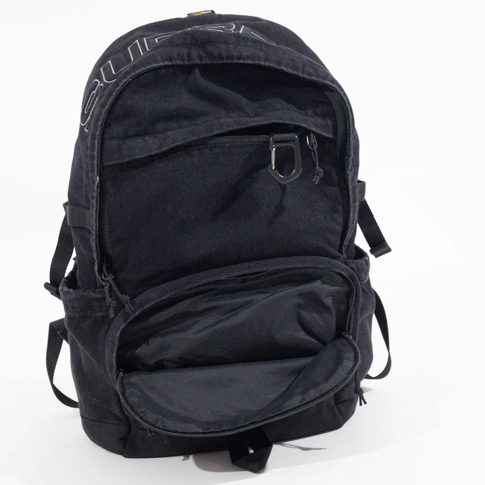 Mochila Supreme Denim Preta — foto 6