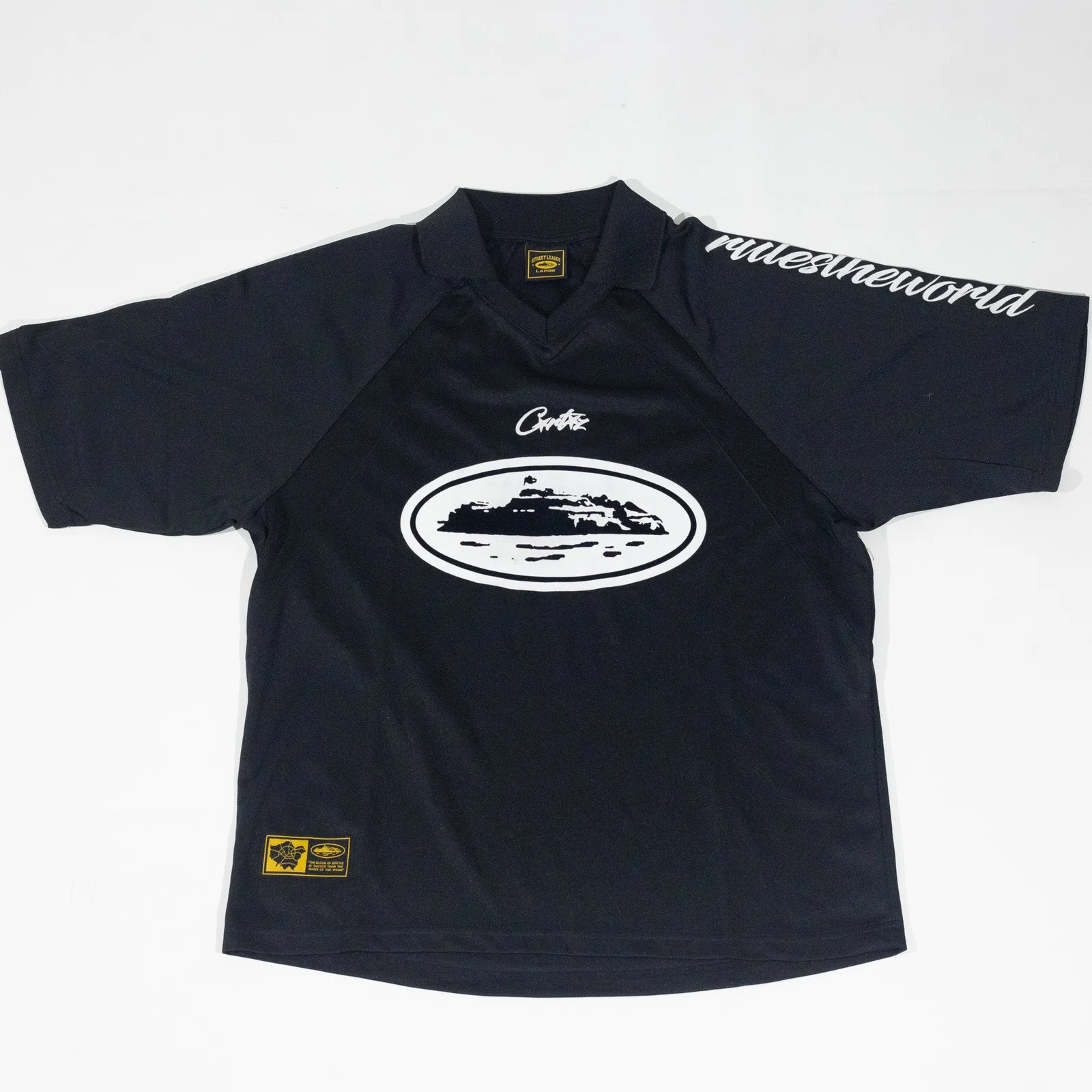 Jersey Corteiz Alcatraz Football Preta