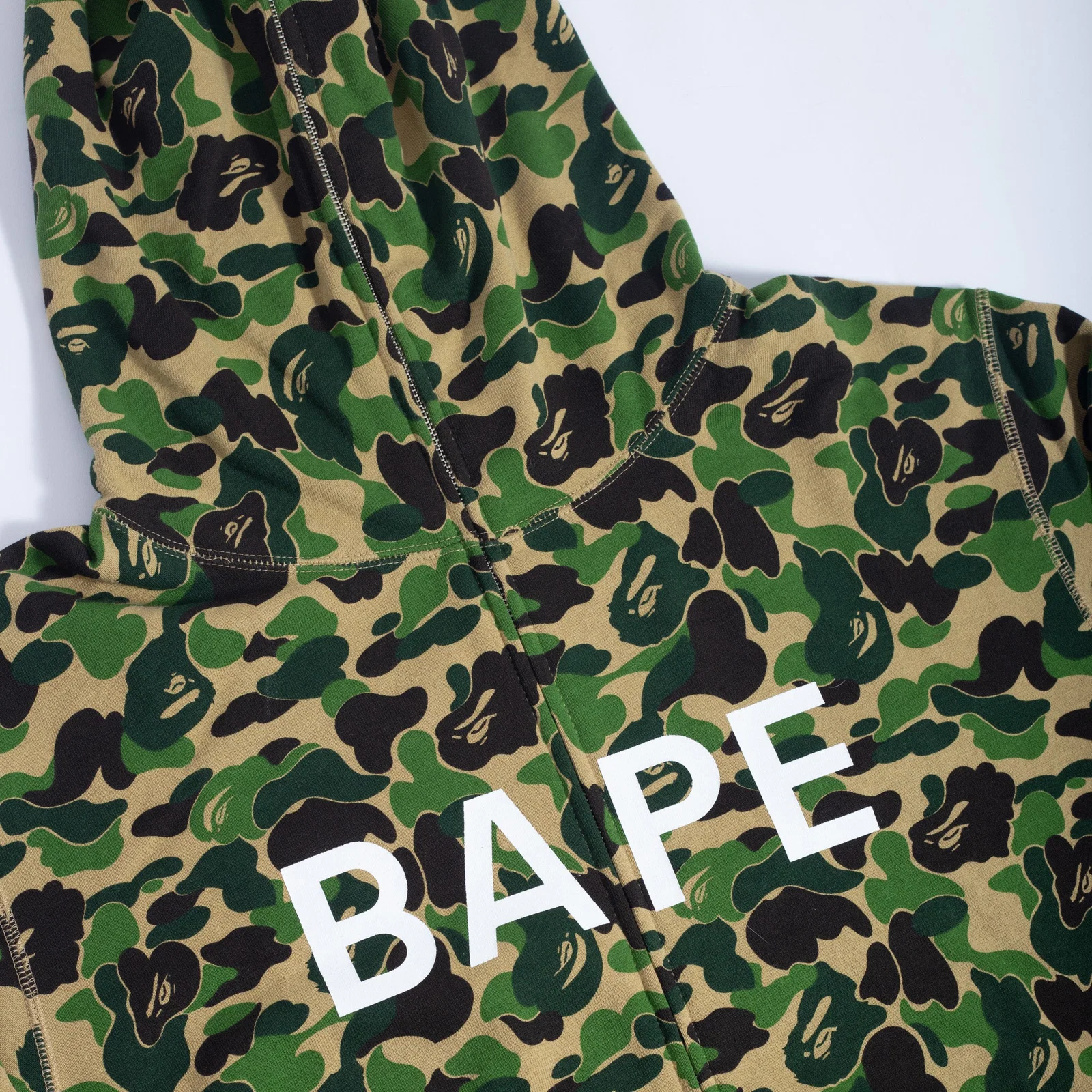 Jaqueta Full Zip BAPE Verde Camo — foto 2