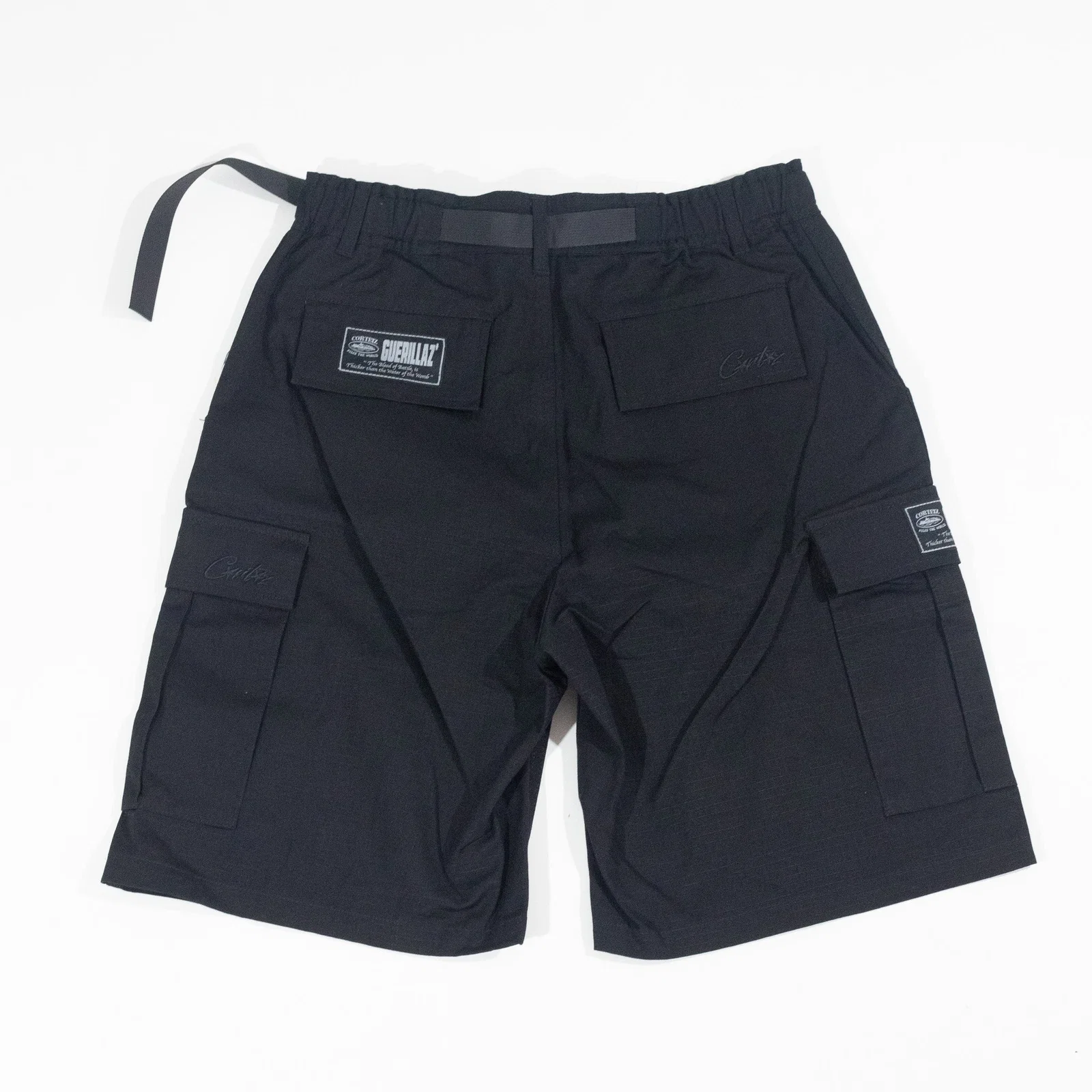 Bermuda Corteiz Cargo All Black — foto 2