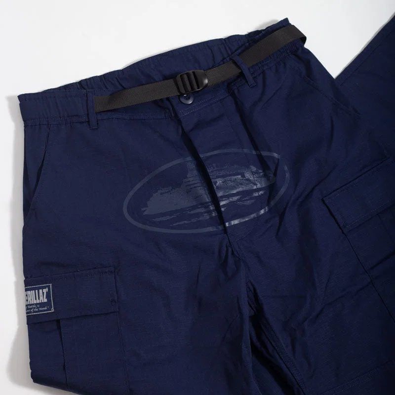 Calça Corteiz Cargo Azul — foto 5