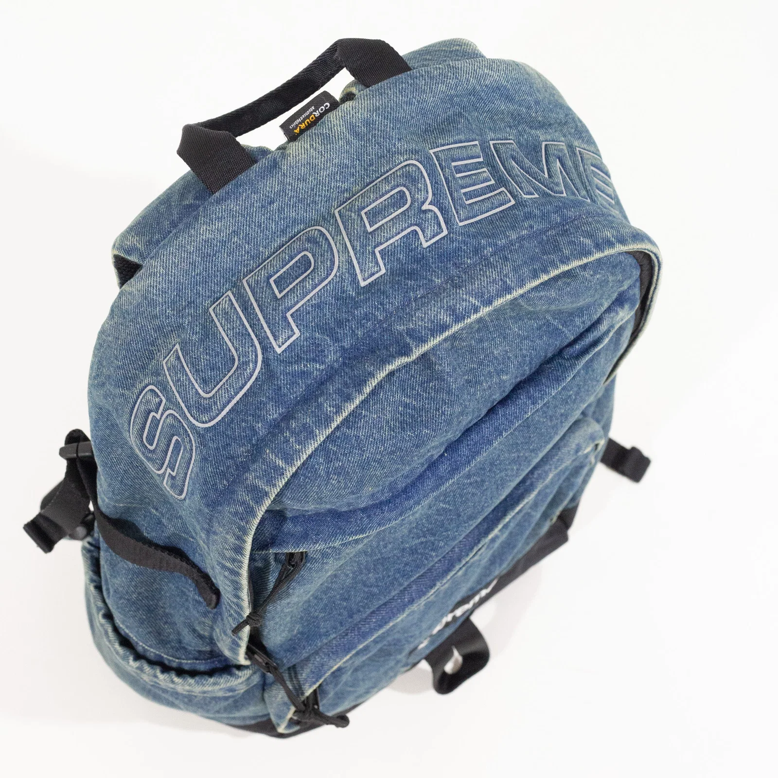 Mochila Supreme Denim Azul — foto 4