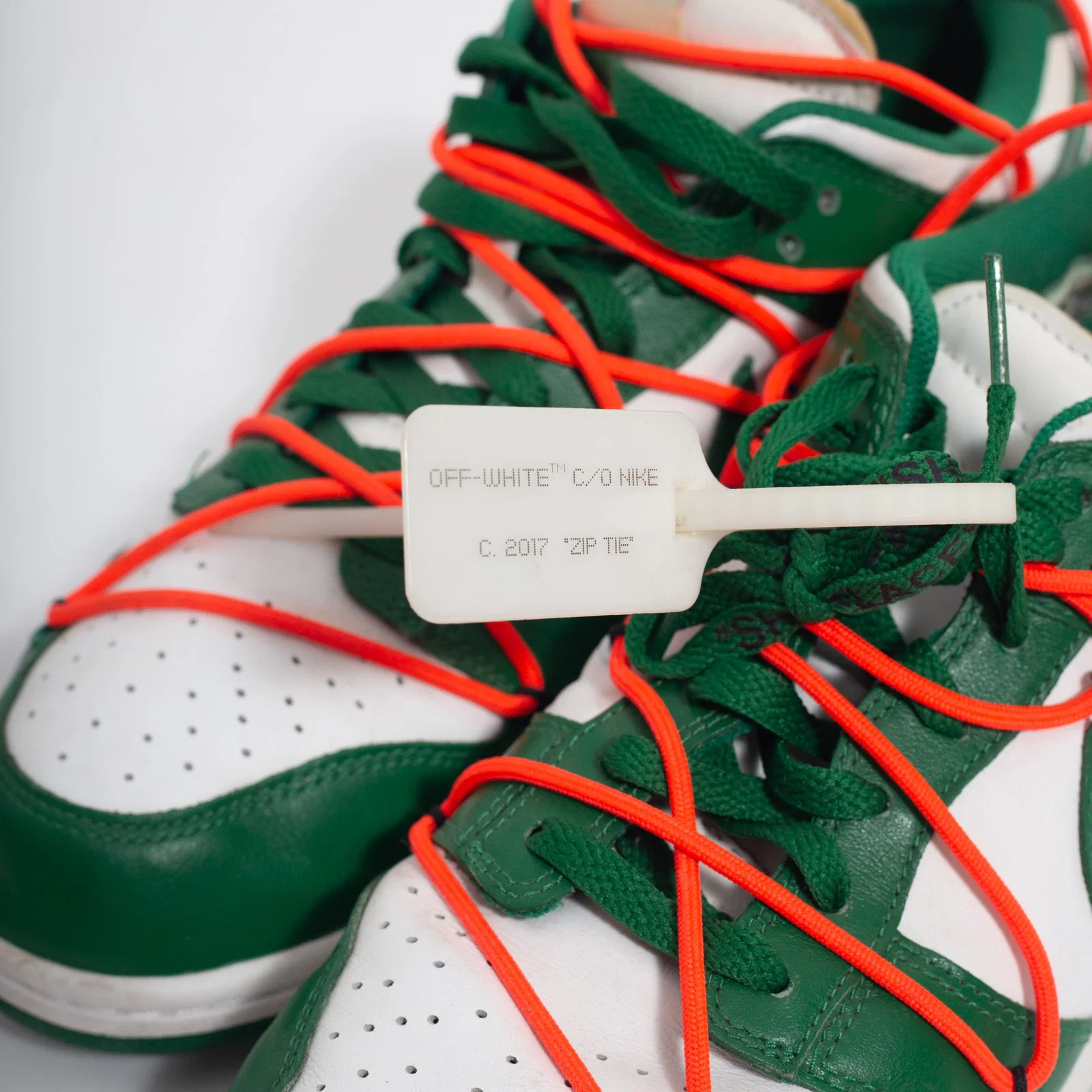 Off-White x Nike Dunk Pine Green (VNDS) — foto 7