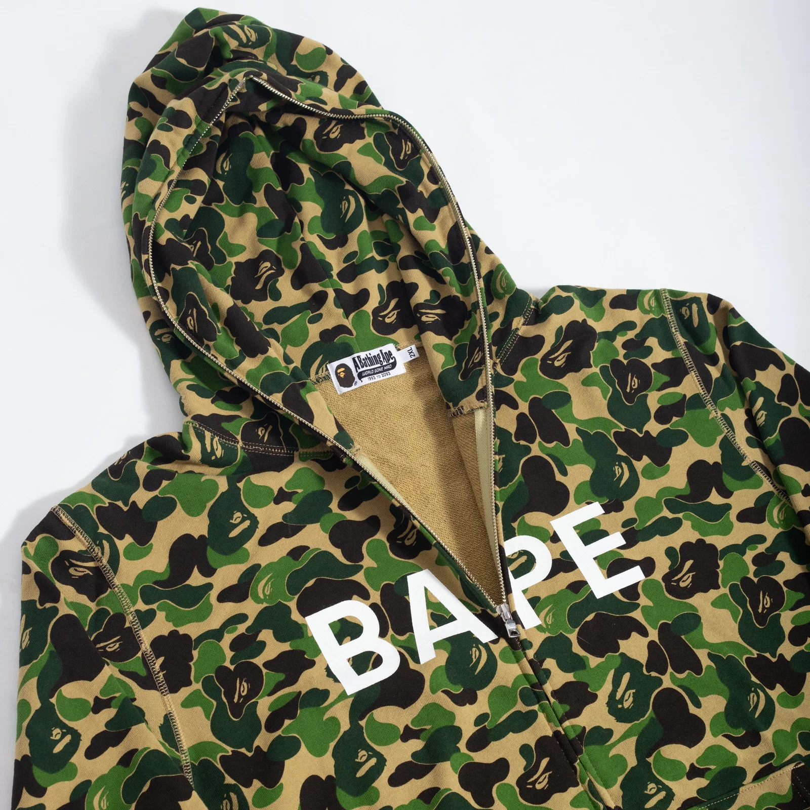 Jaqueta Full Zip BAPE Verde Camo — foto 3
