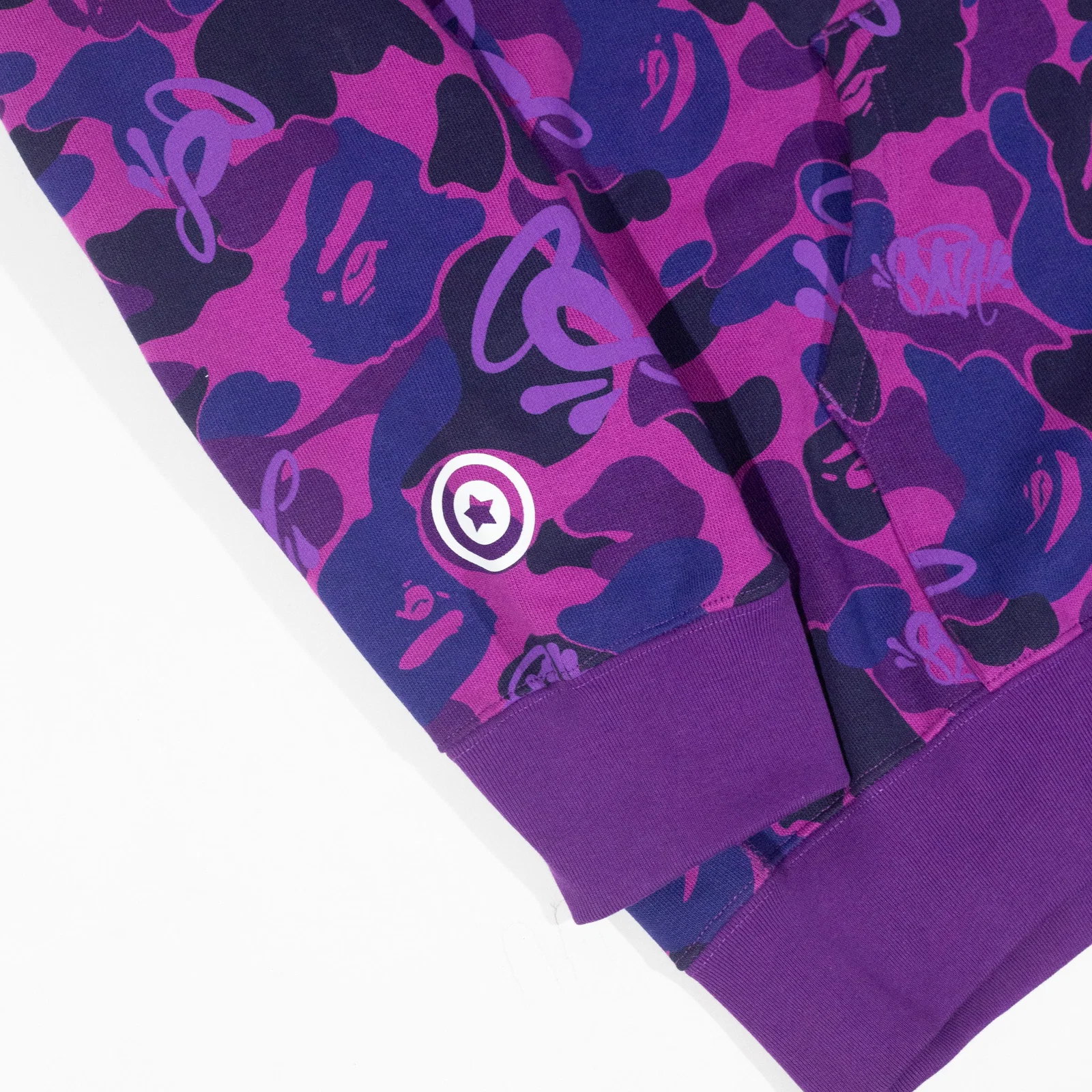Jaqueta BAPE x Spotify x Syna by Central Cee Shark Full Zip Roxo — foto 3