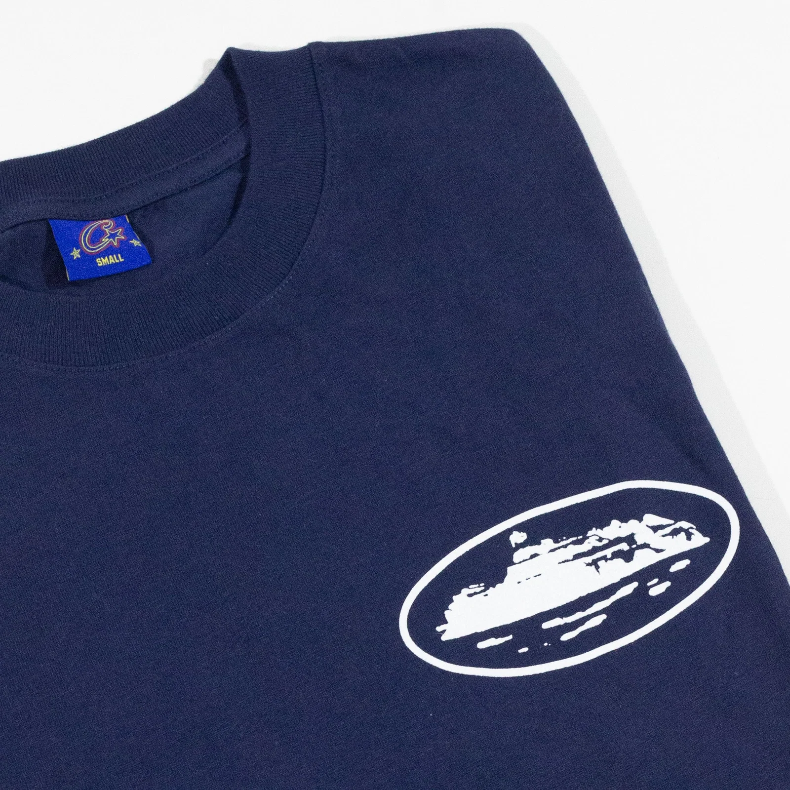 Camiseta Corteiz Island Stamp Azul Marinho — foto 4