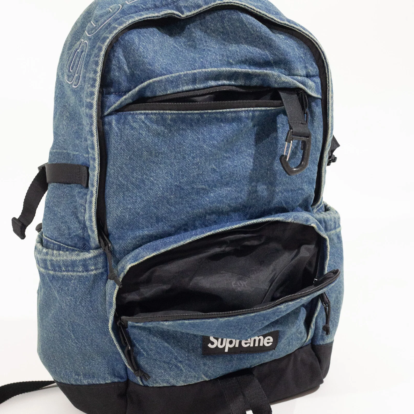 Mochila Supreme Denim Azul — foto 3