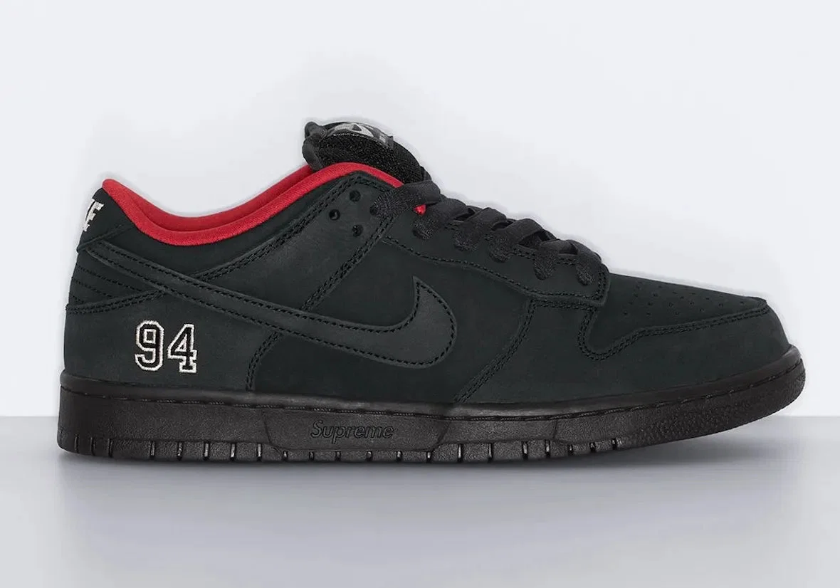 Nike x Supreme Dunk Low SB Preto — foto 3