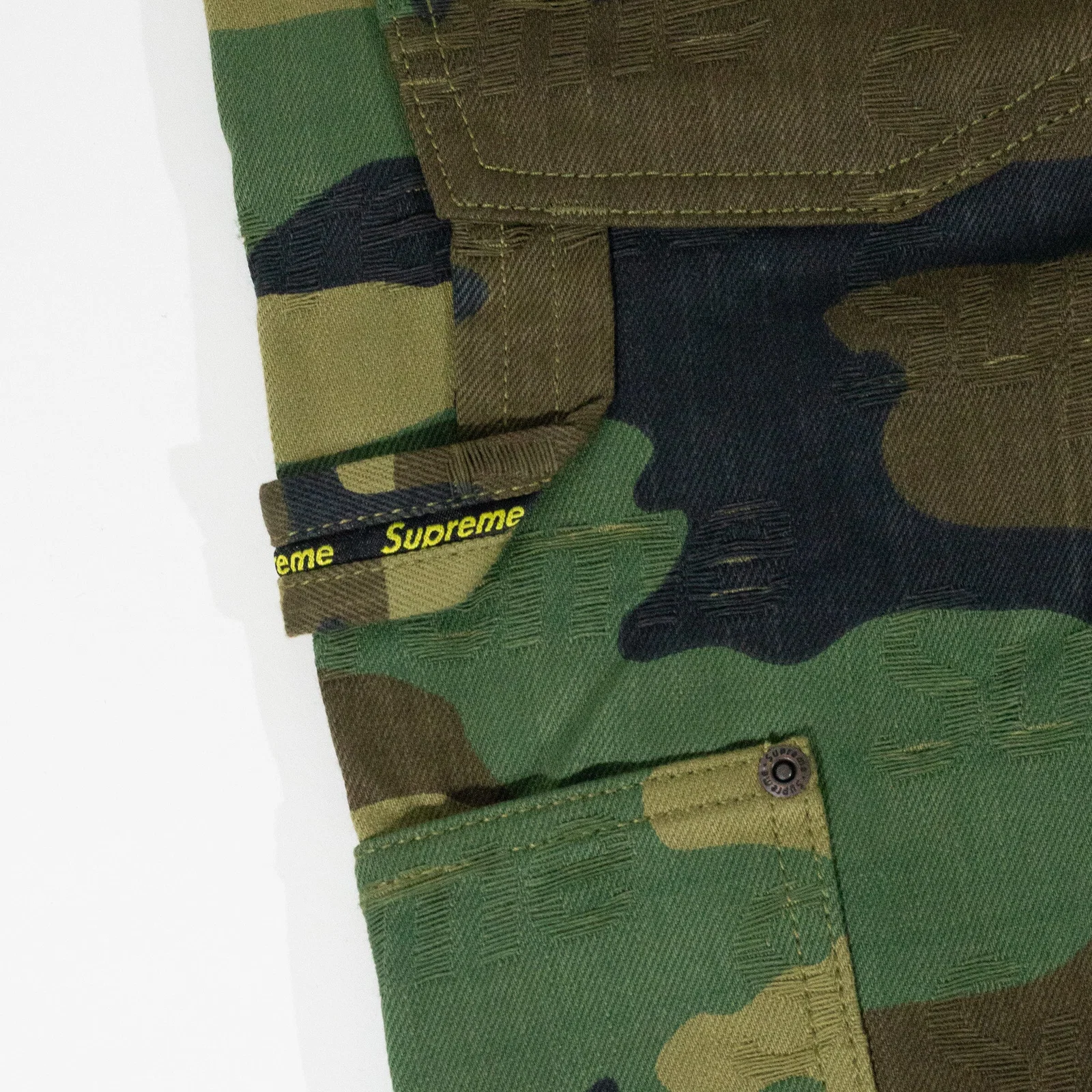 Calça Supreme Jacquard Logos Double Camo — foto 5