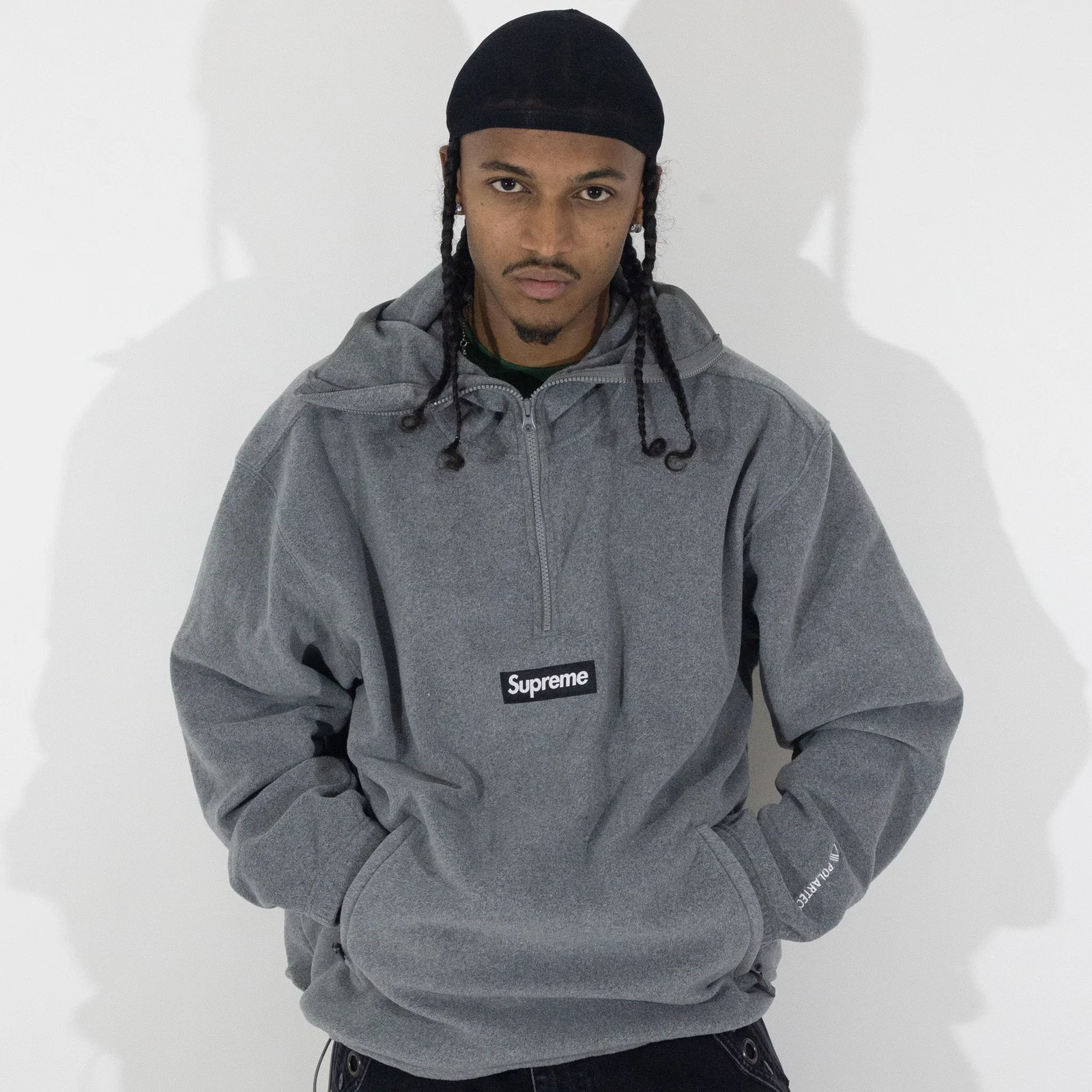 Jaqueta Supreme Polartec Balaclava Cinza — foto 4
