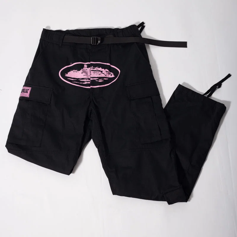 Calça Corteiz Cargo Rosa