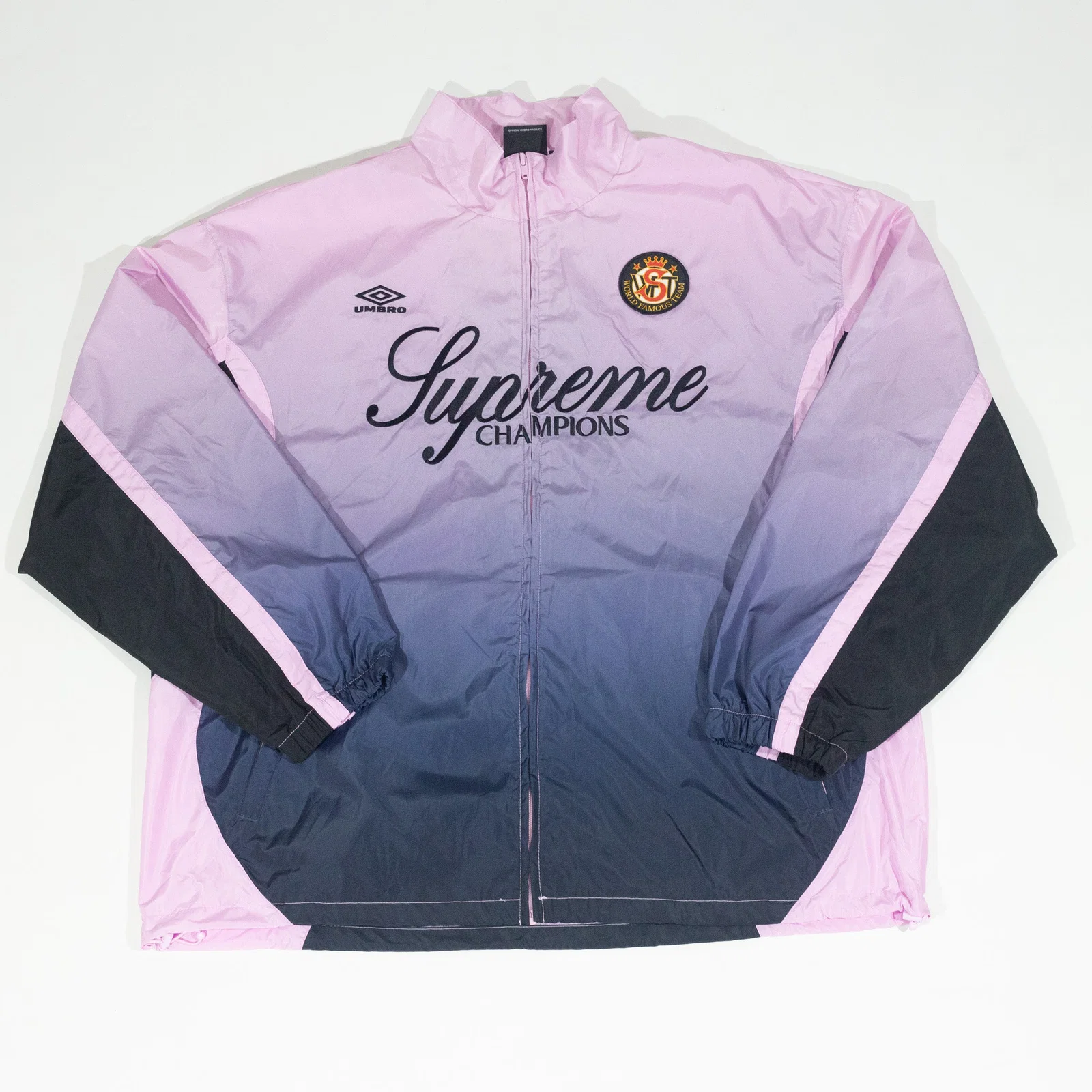 Conjunto Supreme x Umbro Track Gradient Rosa — foto 4