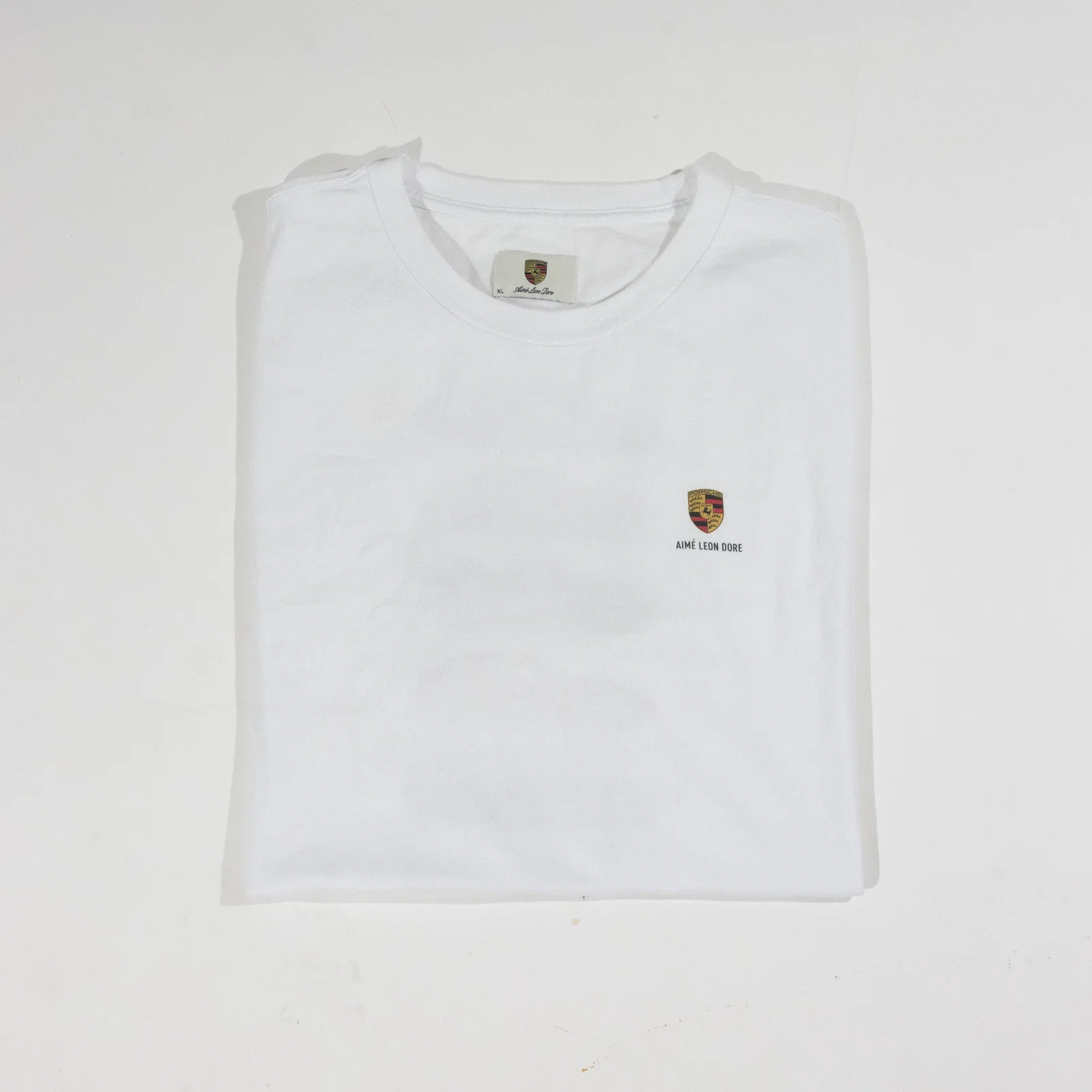 Camiseta Aime Leon Dore x Porsche Fleet Branca — foto 4