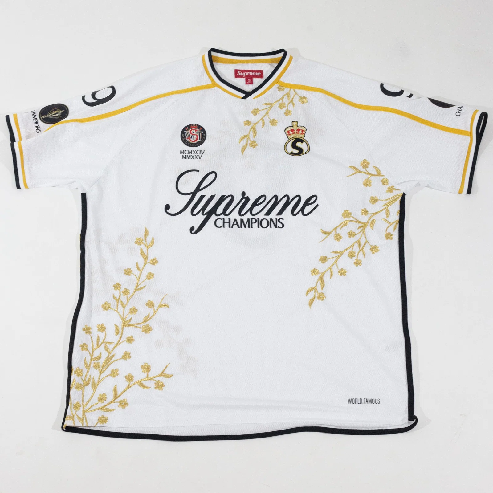 Jersey Supreme Floral Soccer Branca