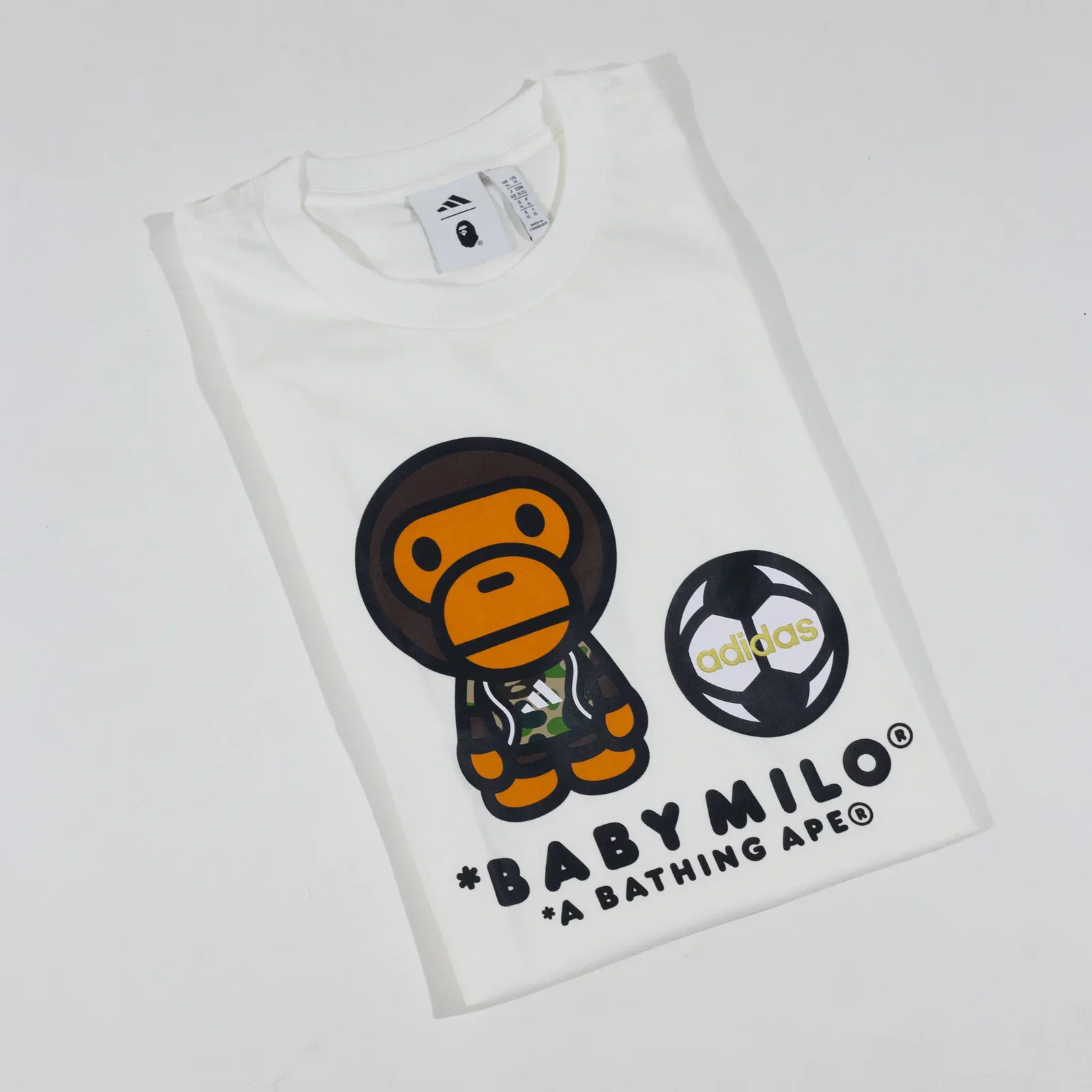 Camiseta BAPE x Adidas Baby Milo