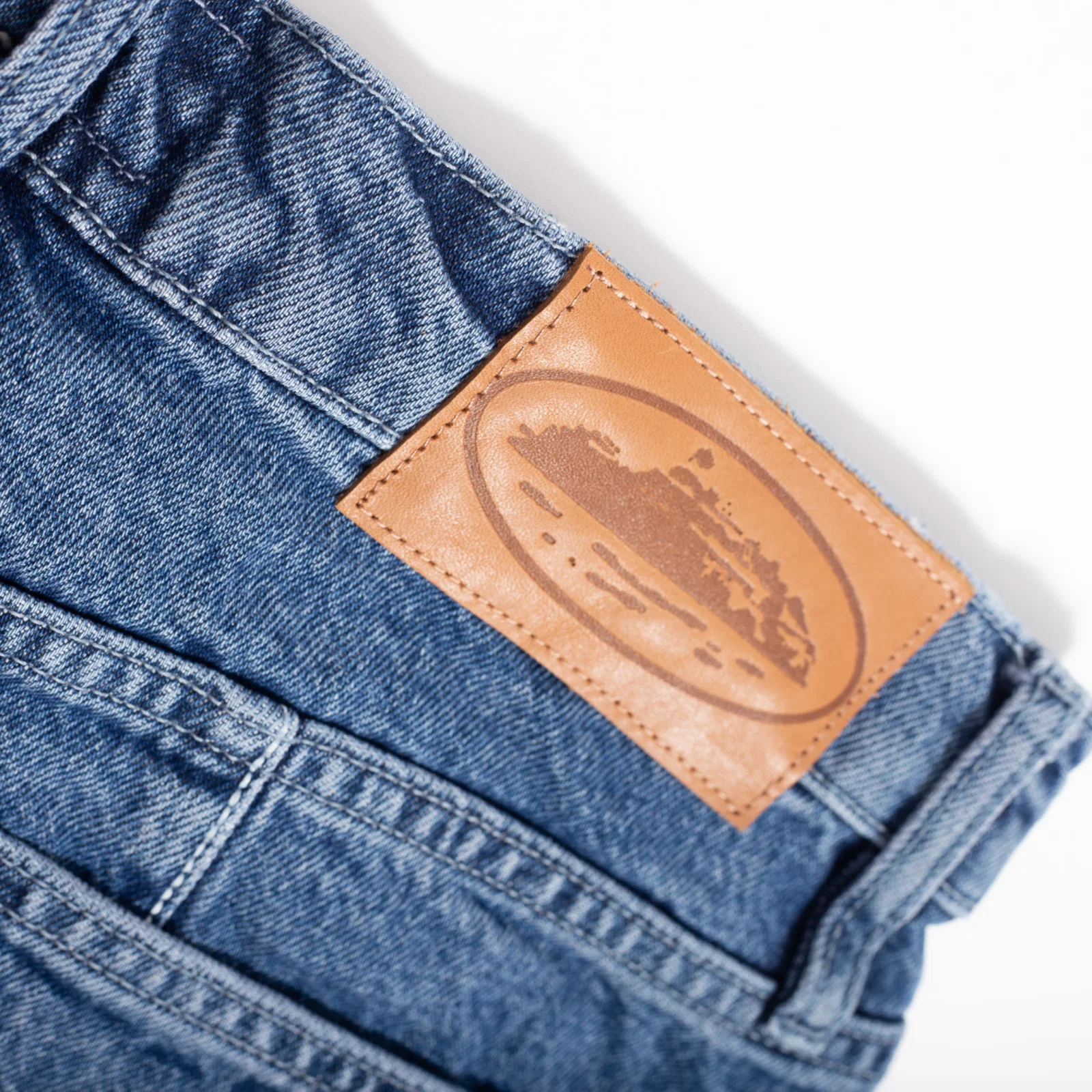 Bermuda Corteiz Jeans C Star Azul — foto 6