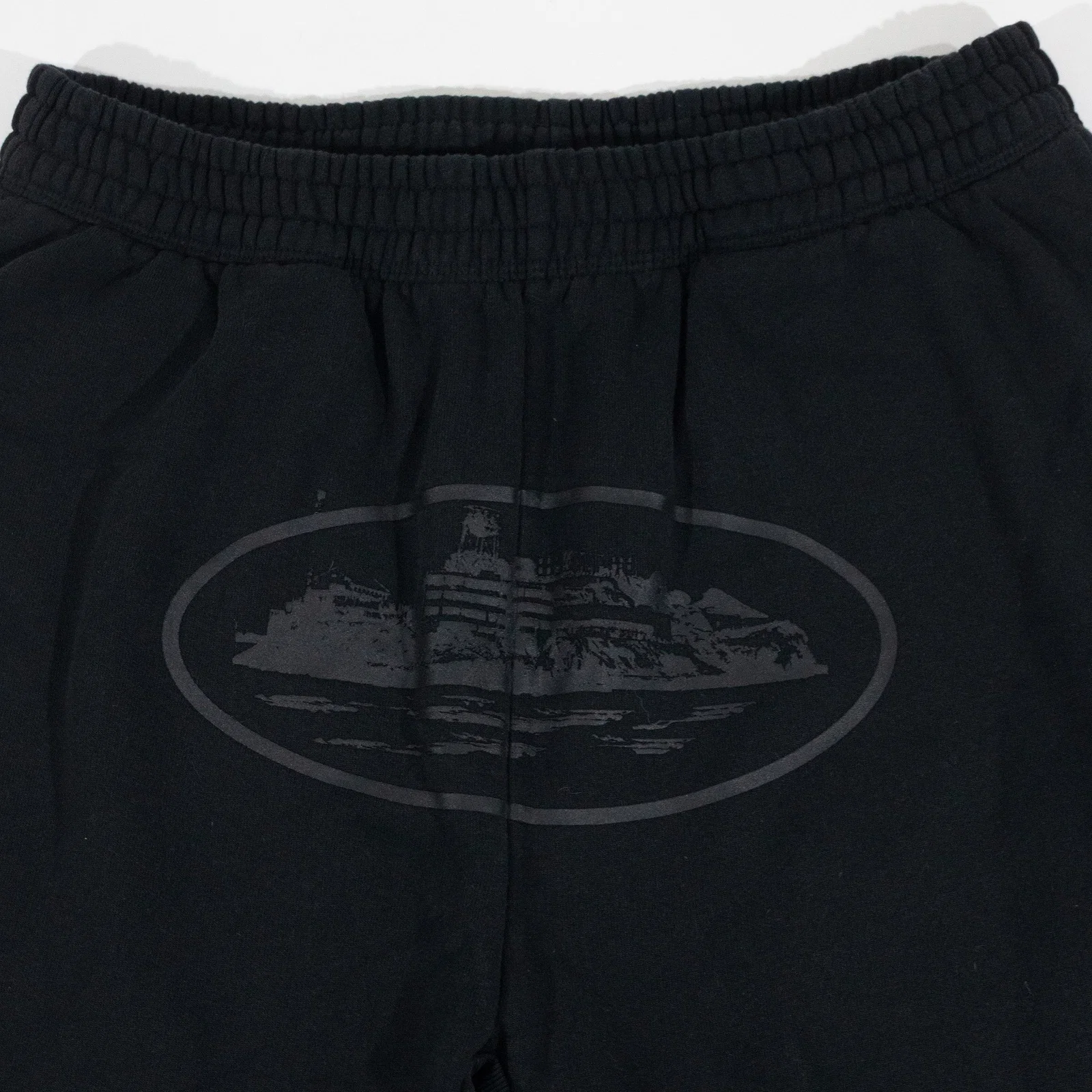 Calça Corteiz Moletom Alcatraz All Black — foto 3