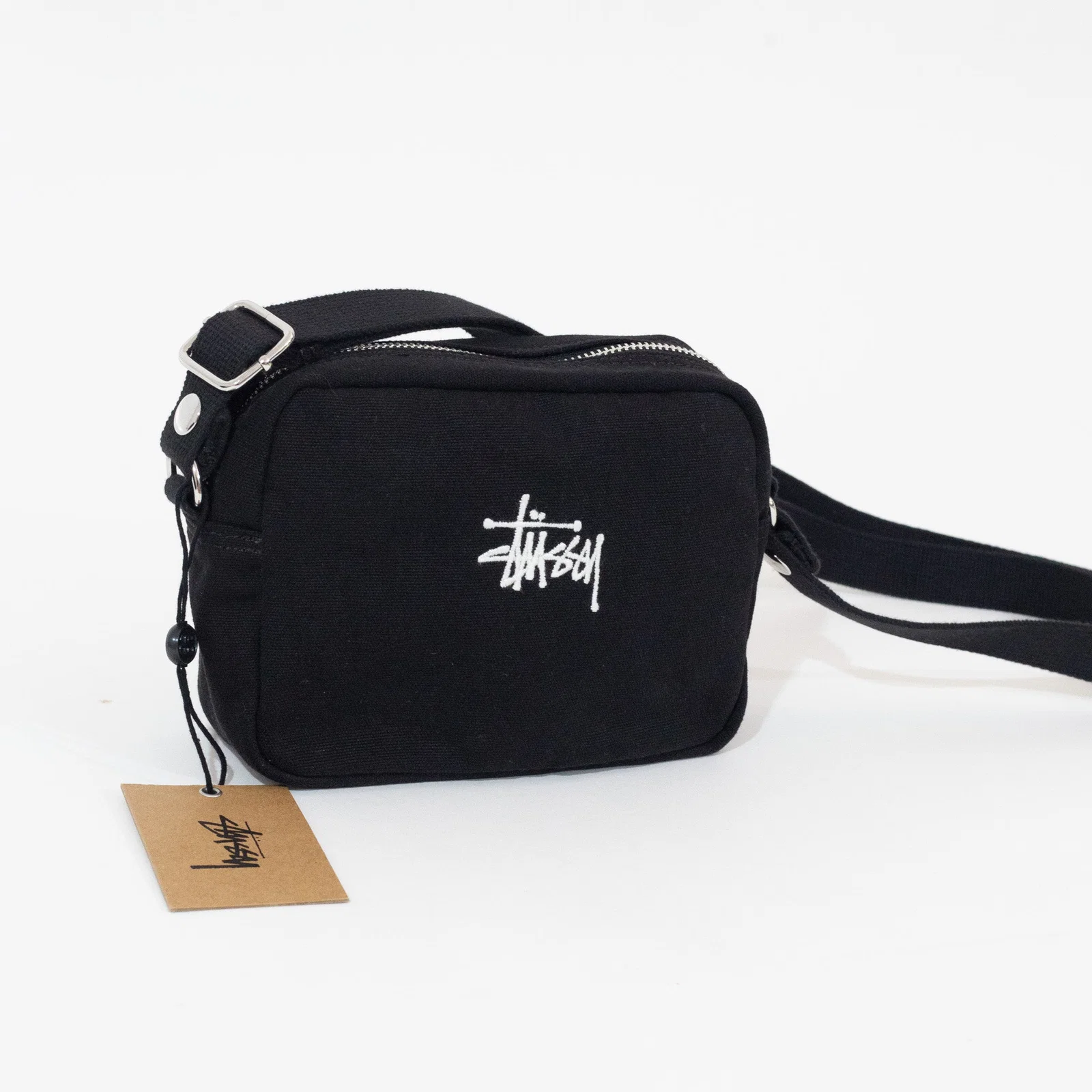 Shoulder Bag Stussy Canvas Side