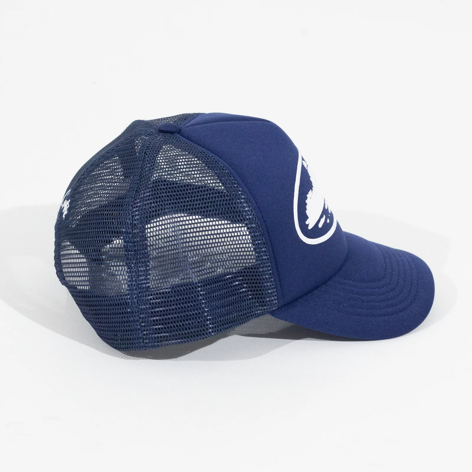 Bone Corteiz Alcatraz Puff Print Trucket Azul Marinho — foto 4