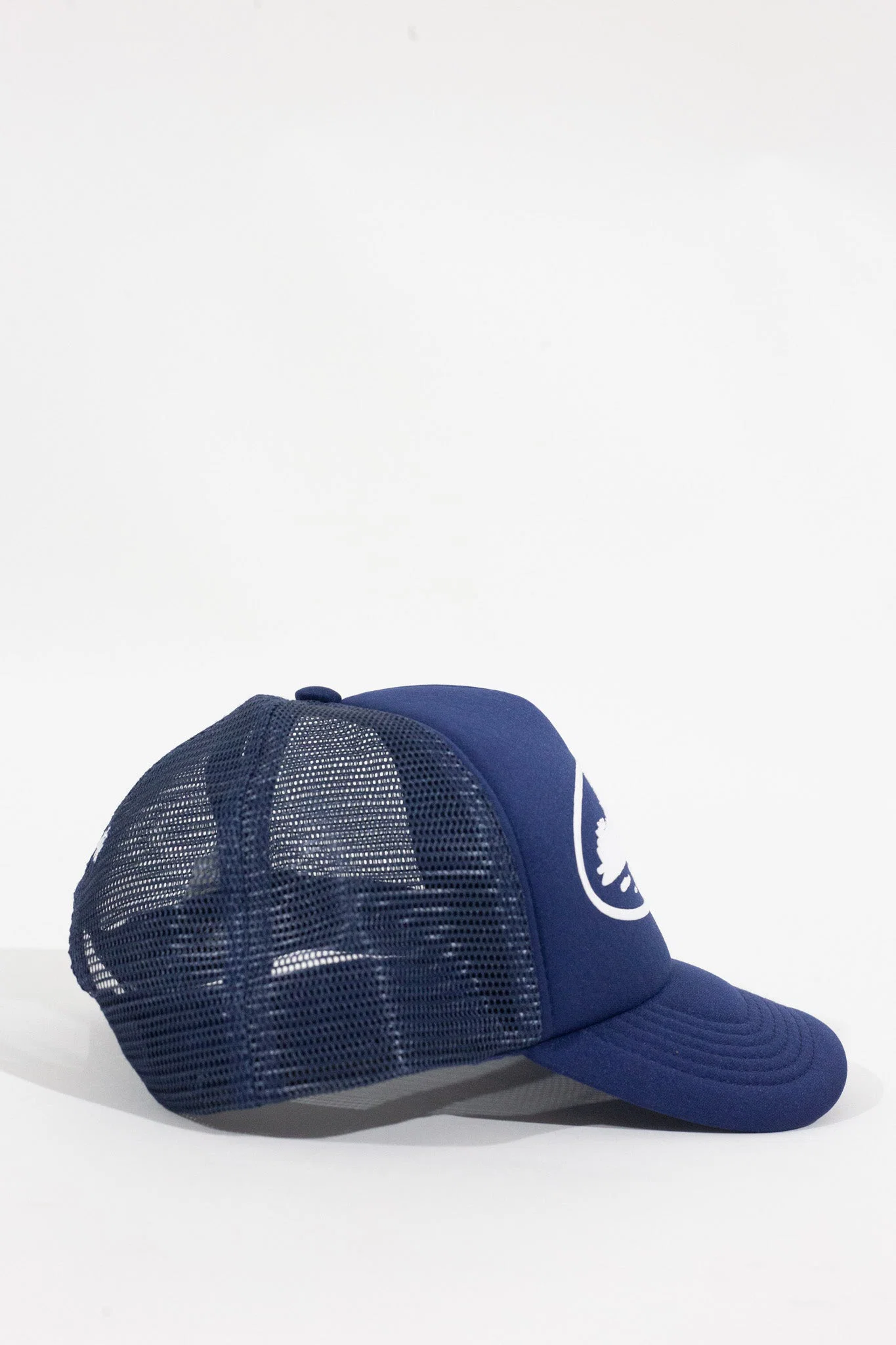 Bone Corteiz Alcatraz Puff Print Trucket Azul Marinho — foto 3