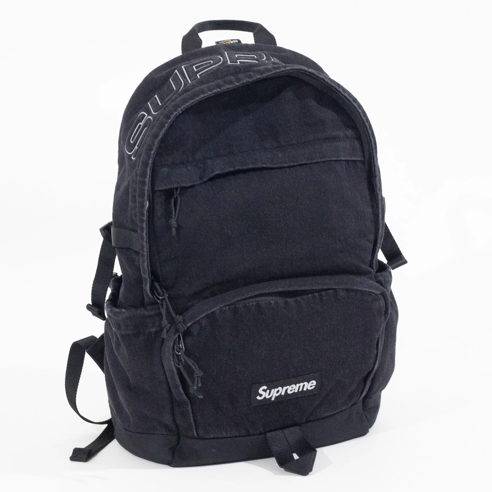 Mochila Supreme Denim Preta — foto 3