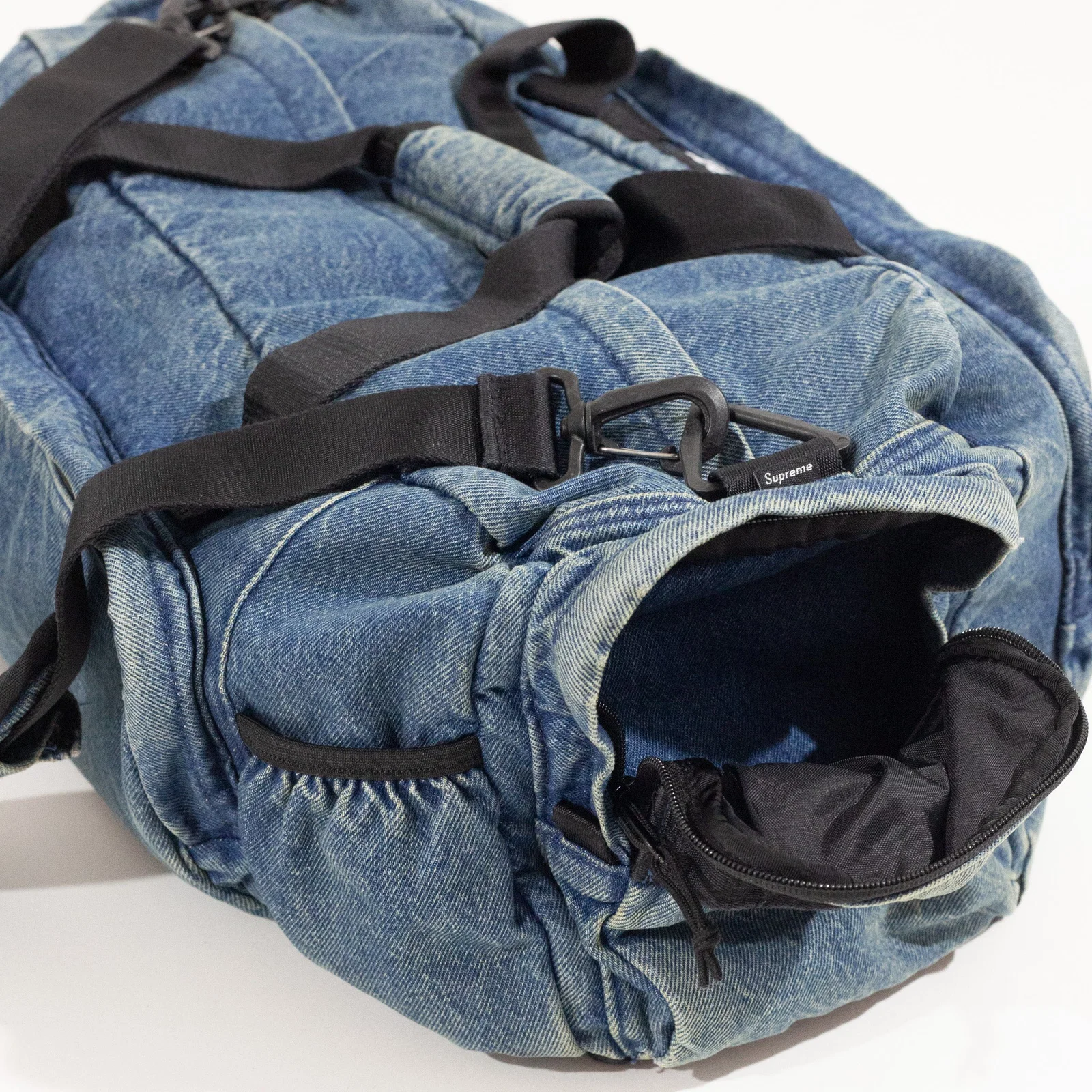 Duffle Bag Supreme Denim Azul — foto 3