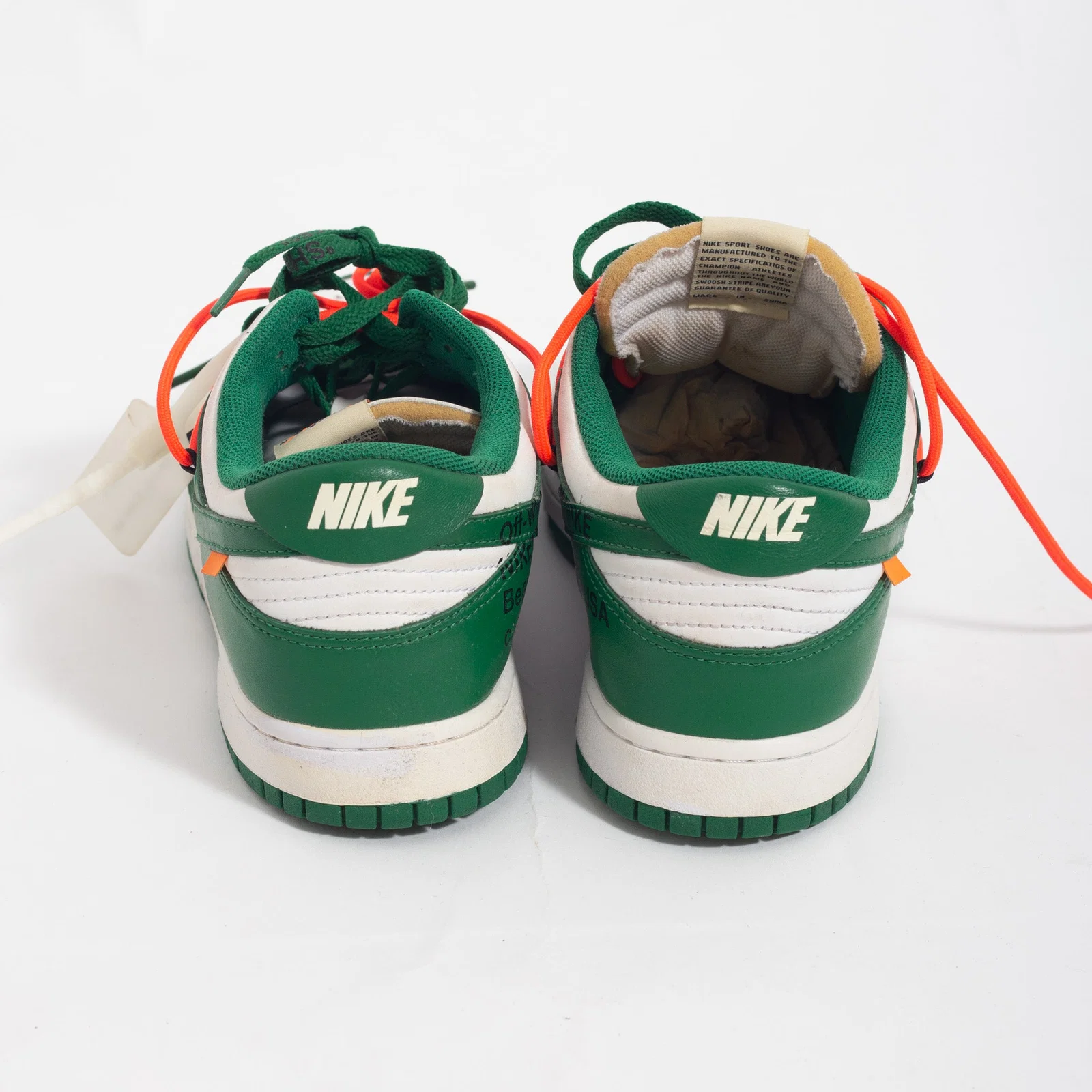 Off-White x Nike Dunk Pine Green (VNDS) — foto 4