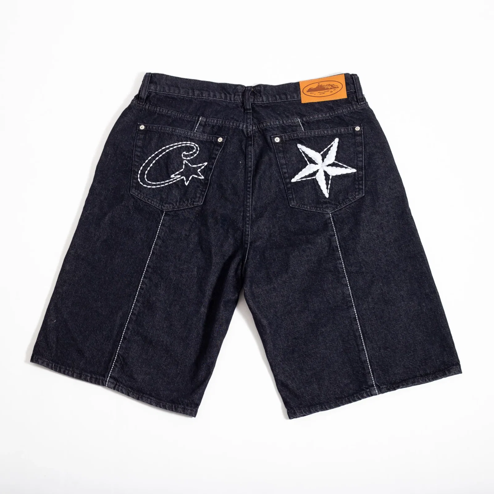 Bermuda Corteiz Jeans C Star Preta — foto 4