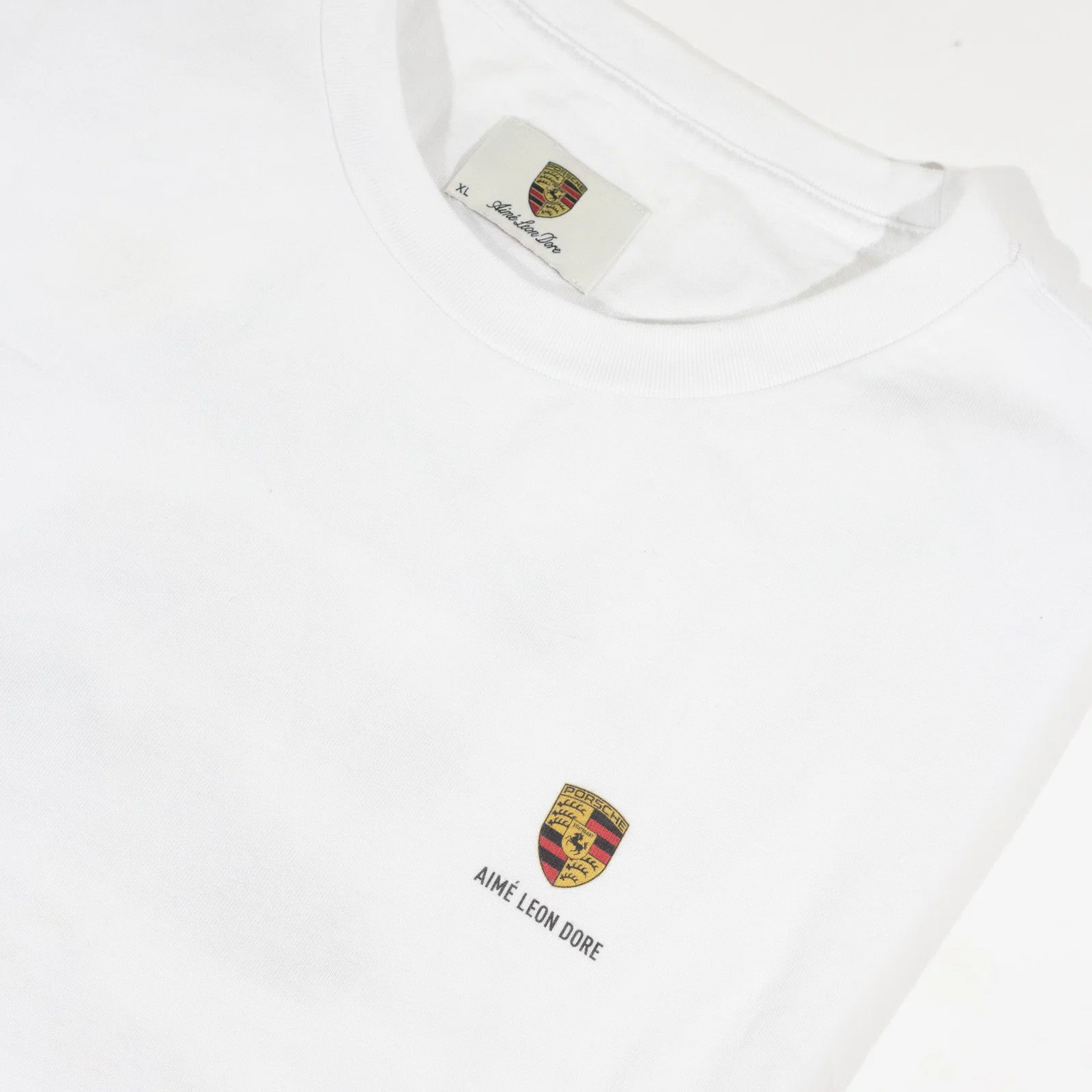 Camiseta Aime Leon Dore x Porsche Fleet Branca — foto 2