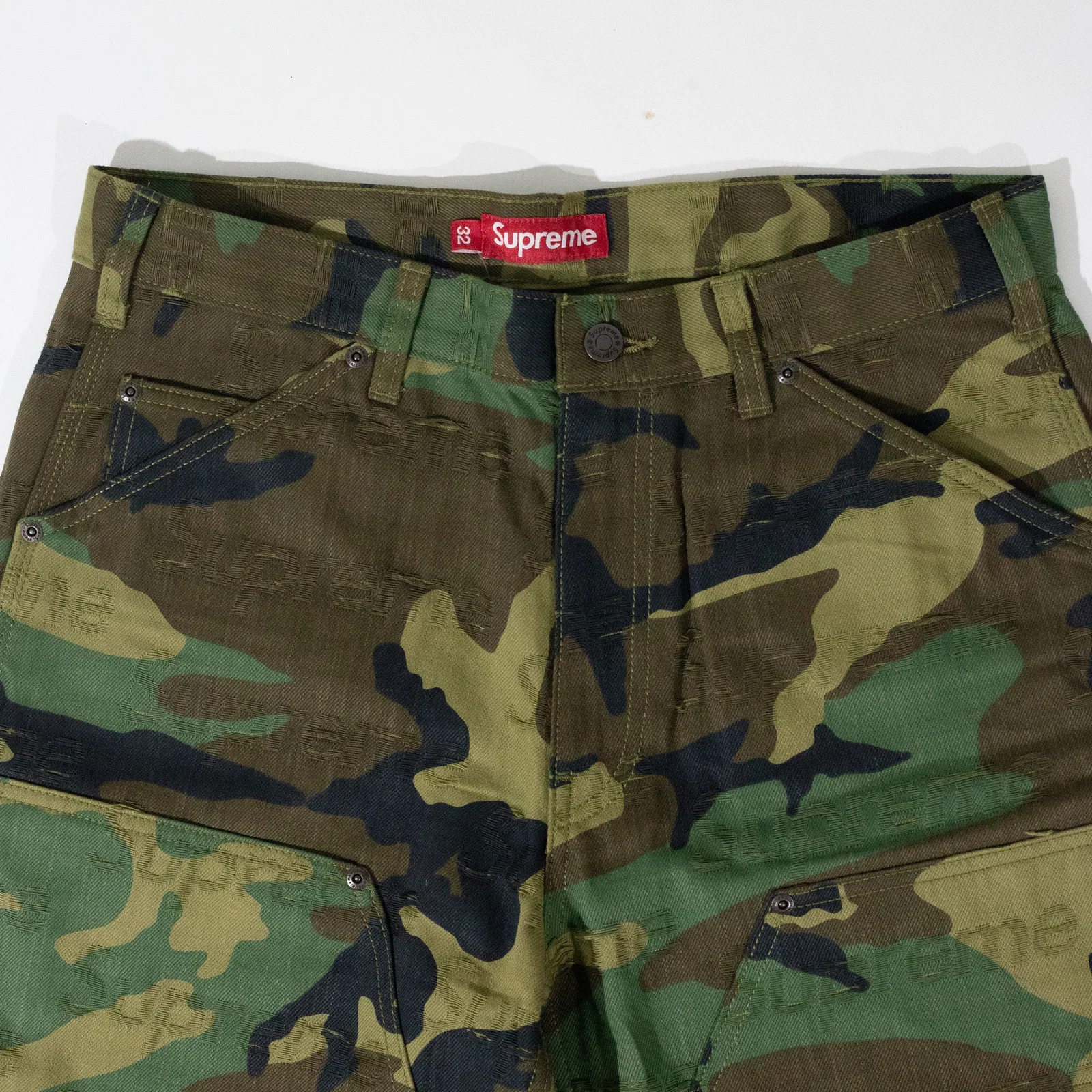 Calça Supreme Jacquard Logos Double Camo — foto 2