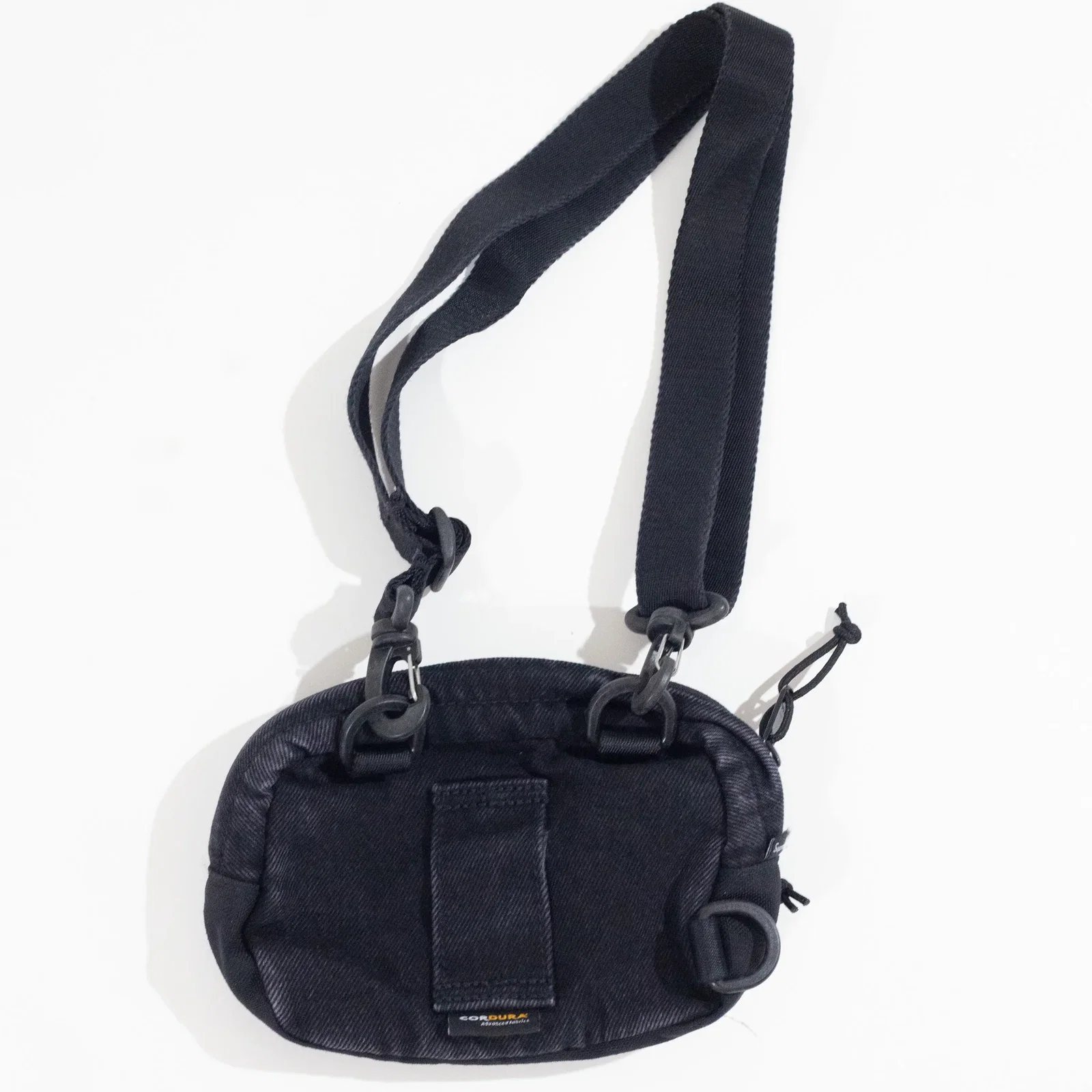 Mini Shoulder Bag Supreme Denim Preta — foto 3