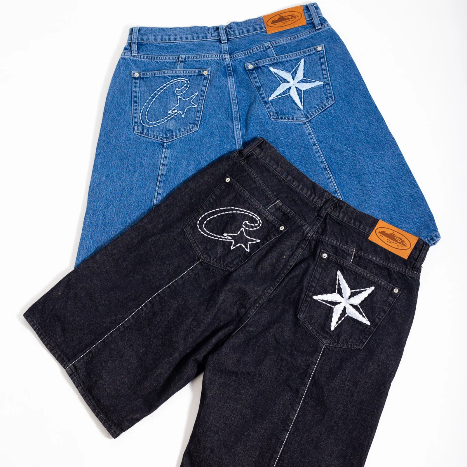 Bermuda Corteiz Jeans C Star Azul — foto 7