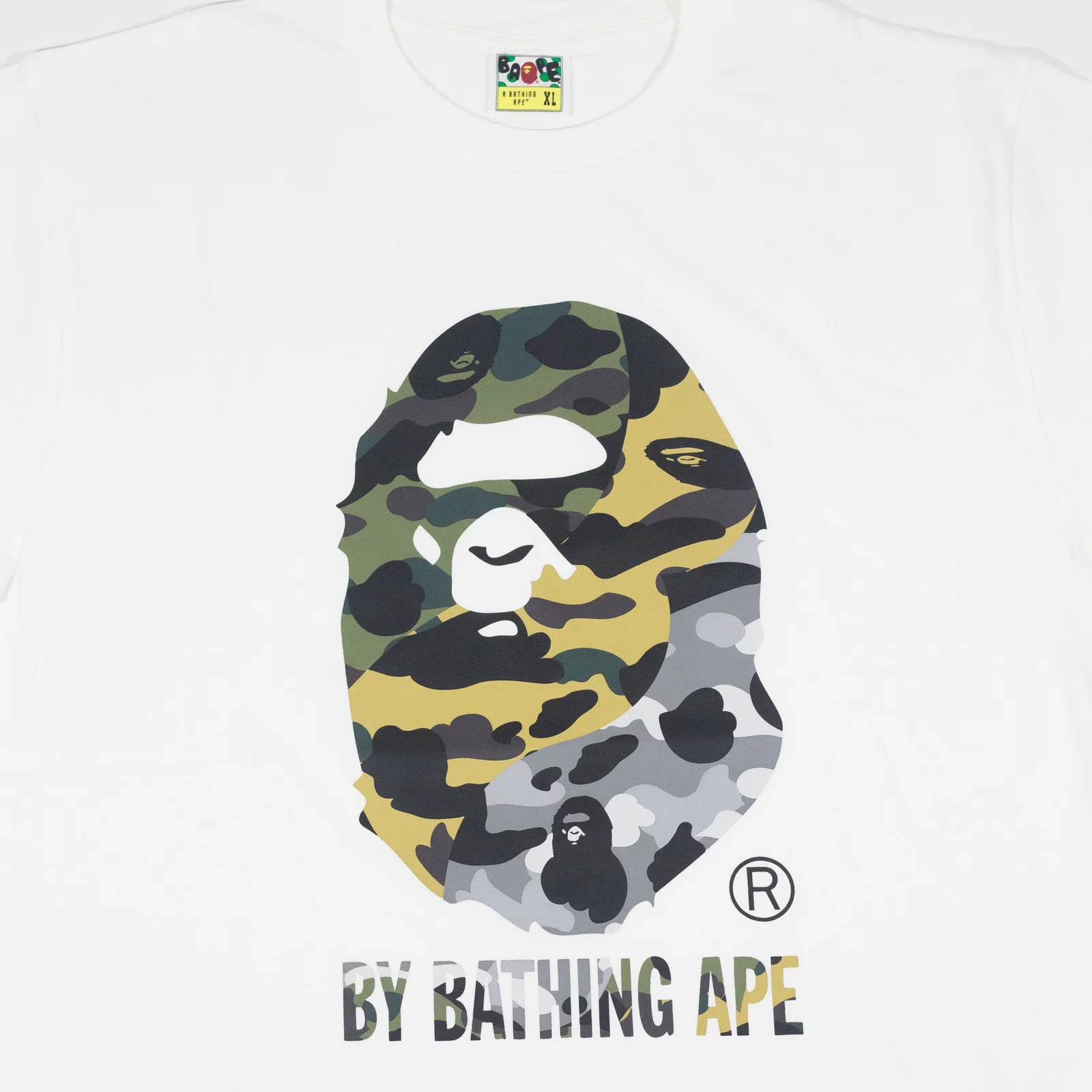 Camiseta BAPE 1st Camo Crazy Big Aape Head — foto 2