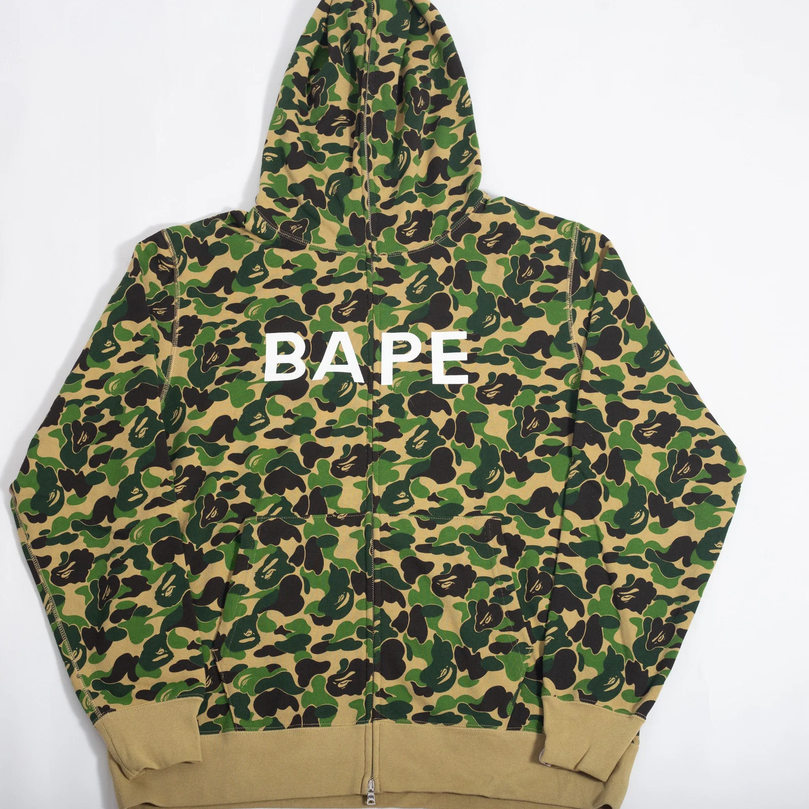 Jaqueta Full Zip BAPE Verde Camo