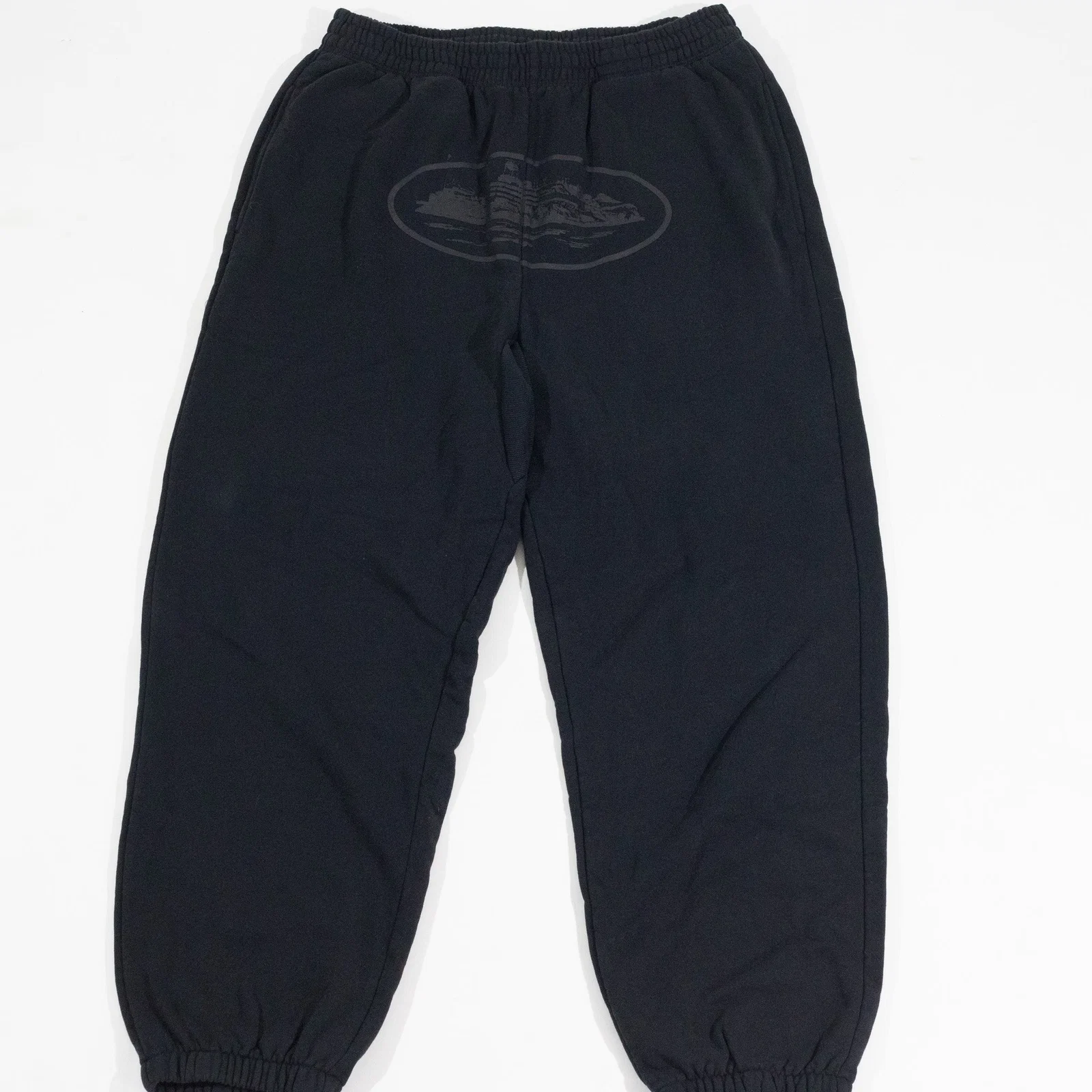 Calça Corteiz Moletom Alcatraz All Black