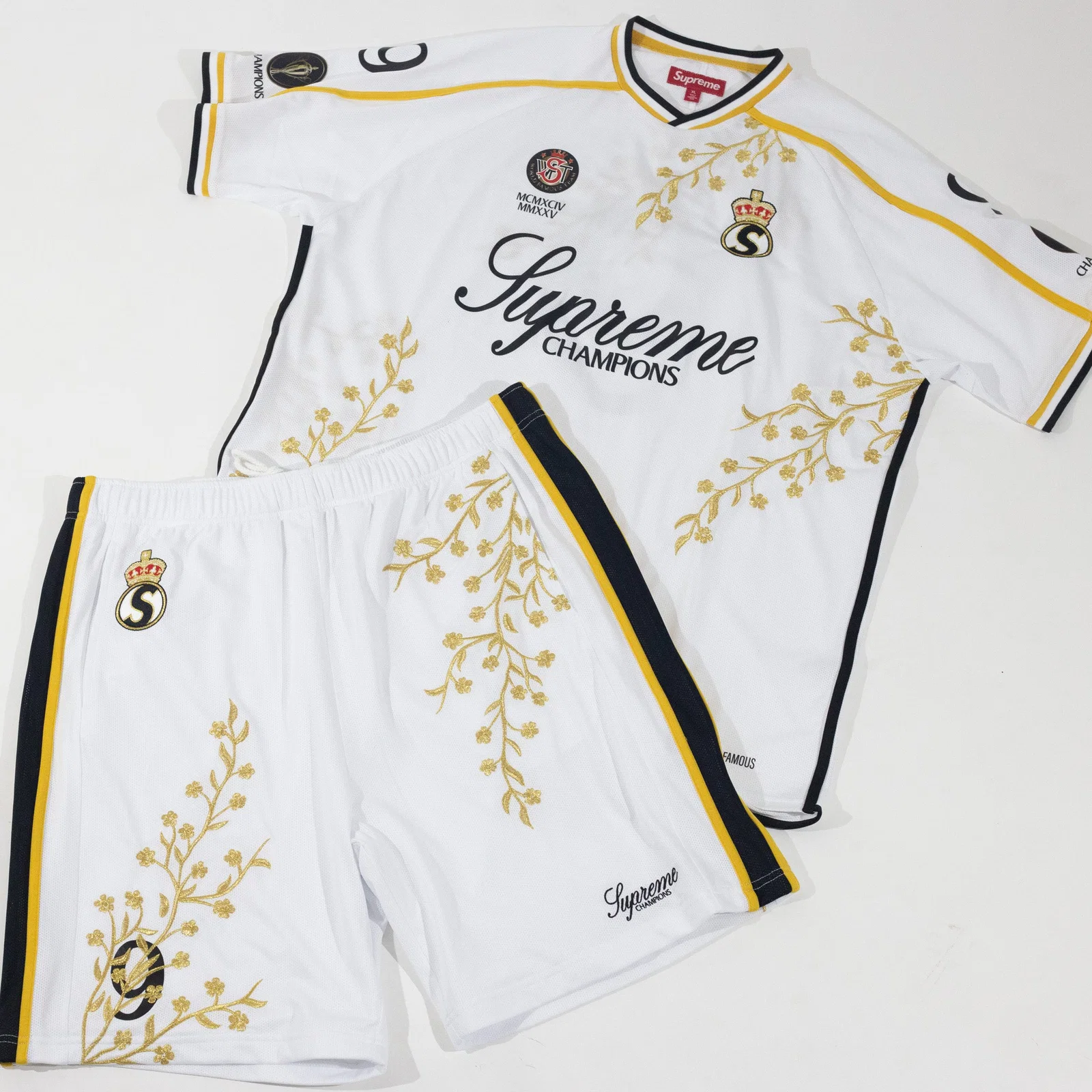 Jersey Supreme Floral Soccer Branca — foto 5