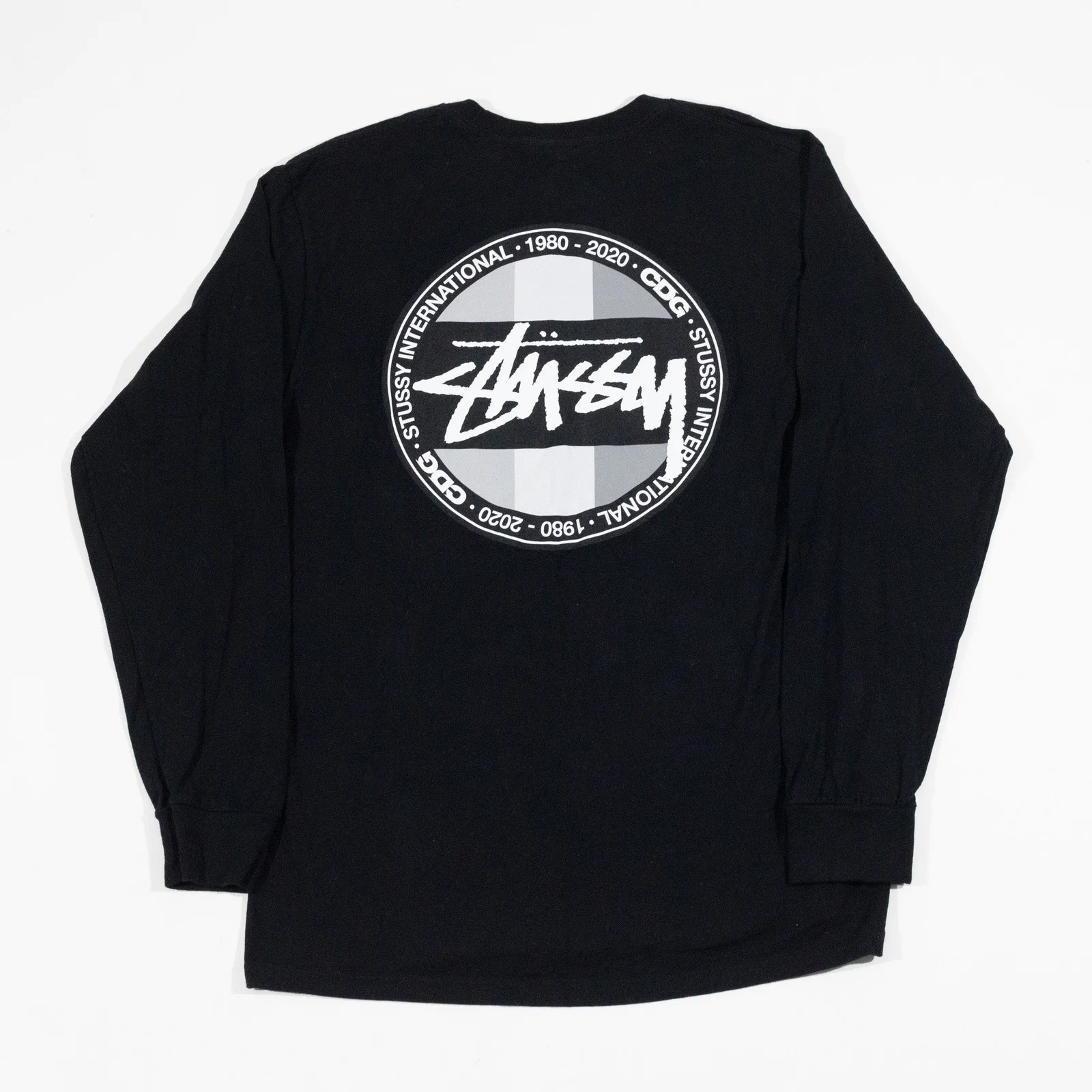 Camiseta Manga Longa Stussy x Comme Des Garçons