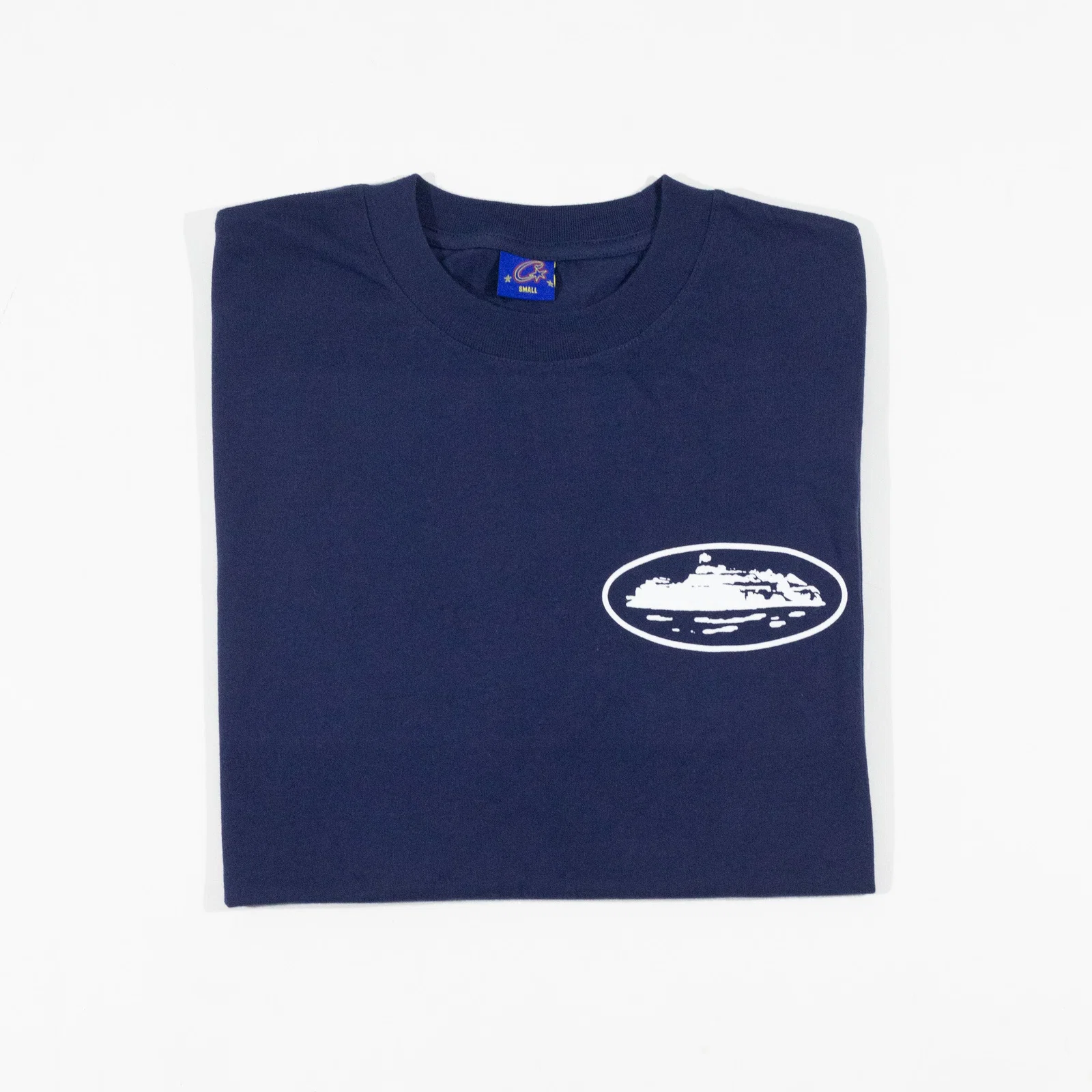 Camiseta Corteiz Island Stamp Azul Marinho — foto 2