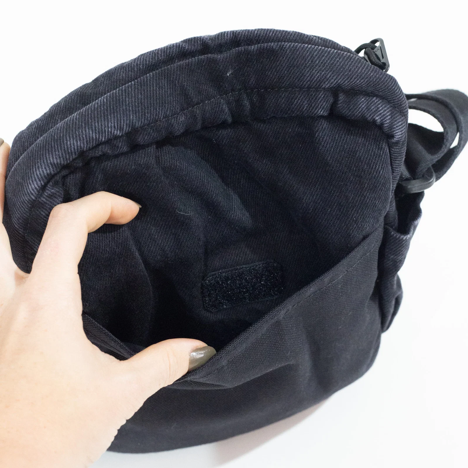 Shoulder Bag Supreme Denim Preta — foto 3