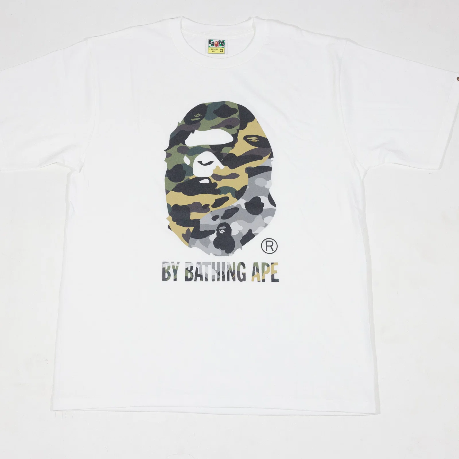 Camiseta BAPE 1st Camo Crazy Big Aape Head — foto 3