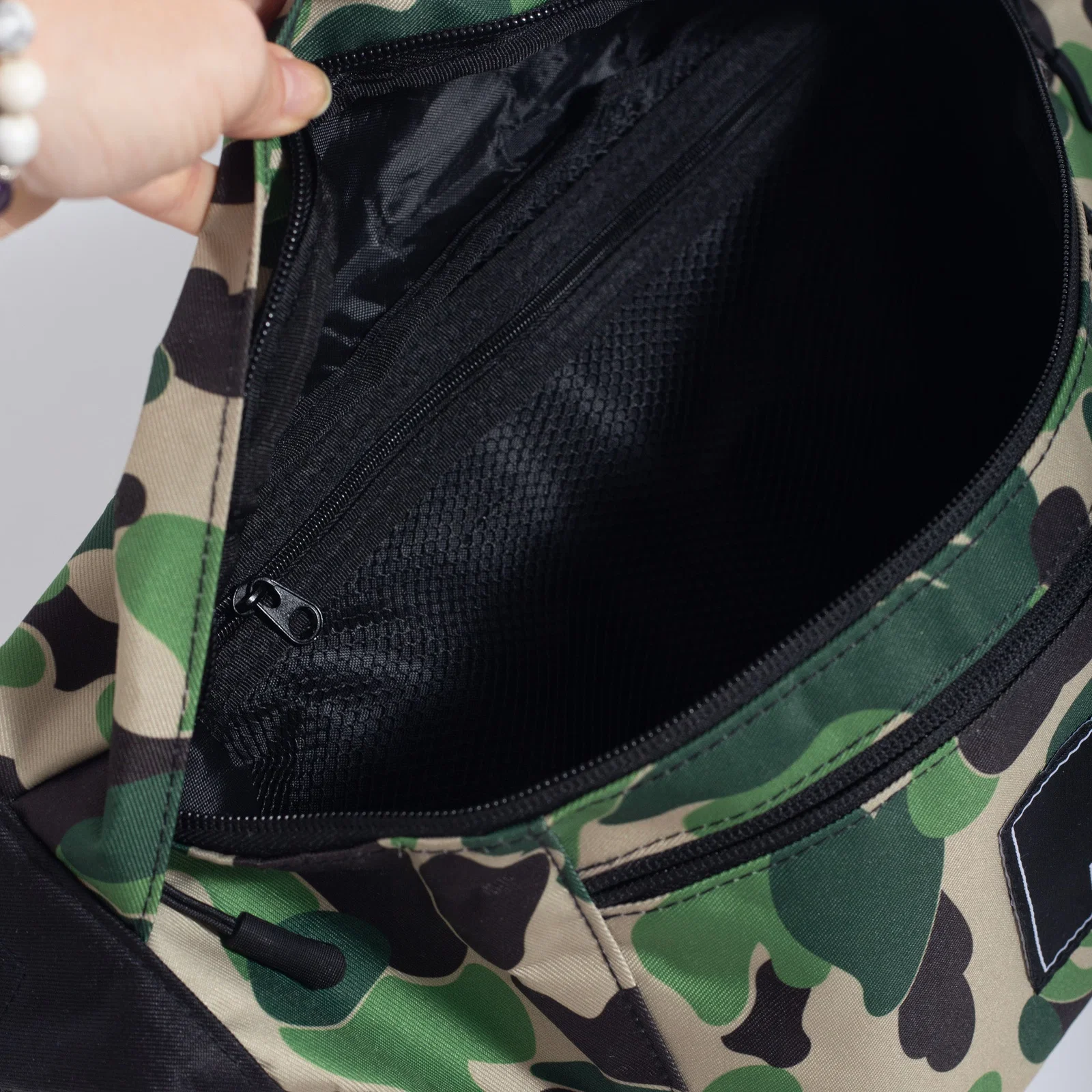 Bag BAPE Classic Camo Large Waist — foto 7