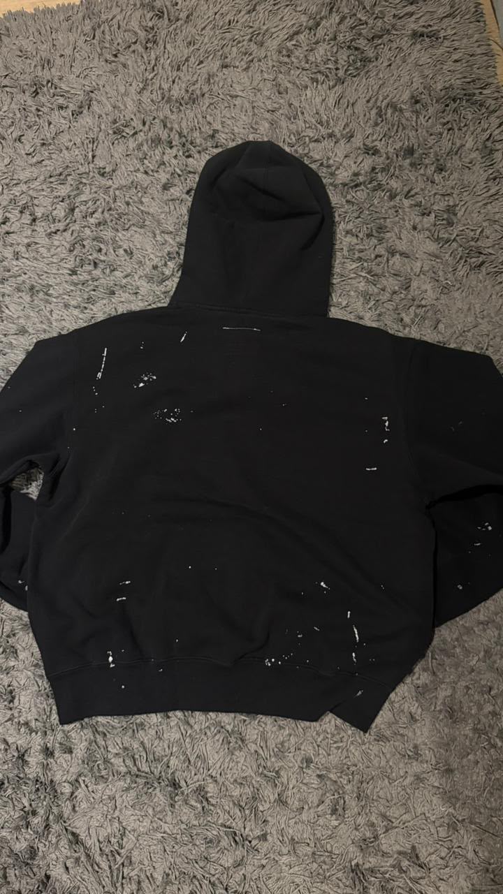 Moletom Box Logo Supreme X Maison Margiela MM6 Preto — foto 2