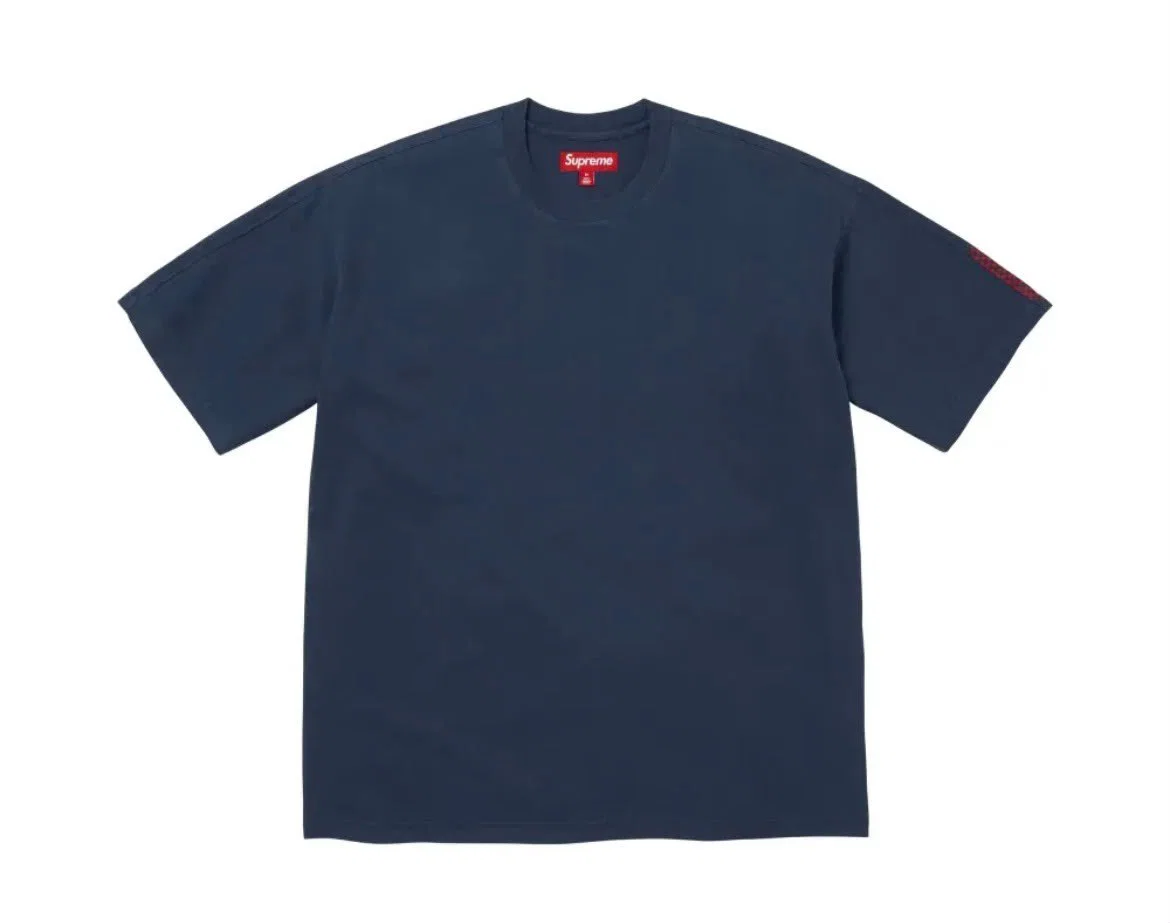 Camiseta Supreme Checkerboard Intarsia Navy FW26-W6