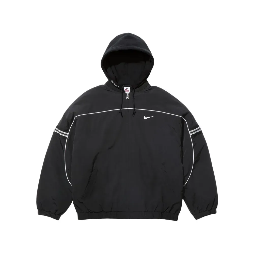 Nike x Supreme Jaqueta Nylon Hooded Black FW26-W6