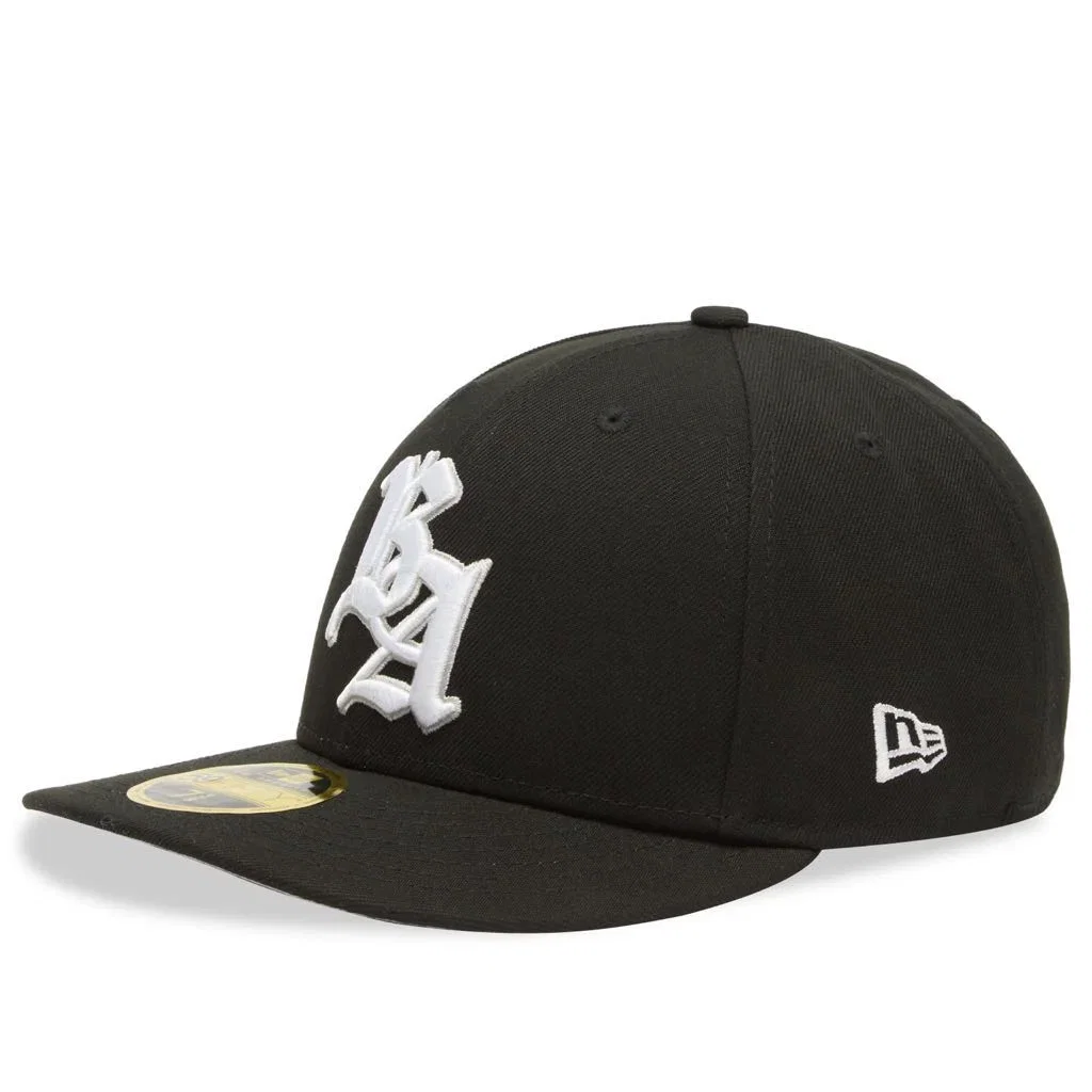 Boné BAPE x New Era 59Fifty Logo Cap Preto