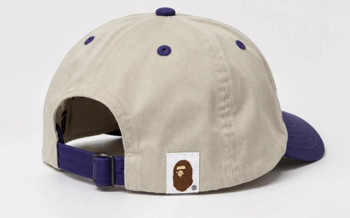 Boné BAPE 1993 In Lukewarm Water Bege e Roxo — foto 2