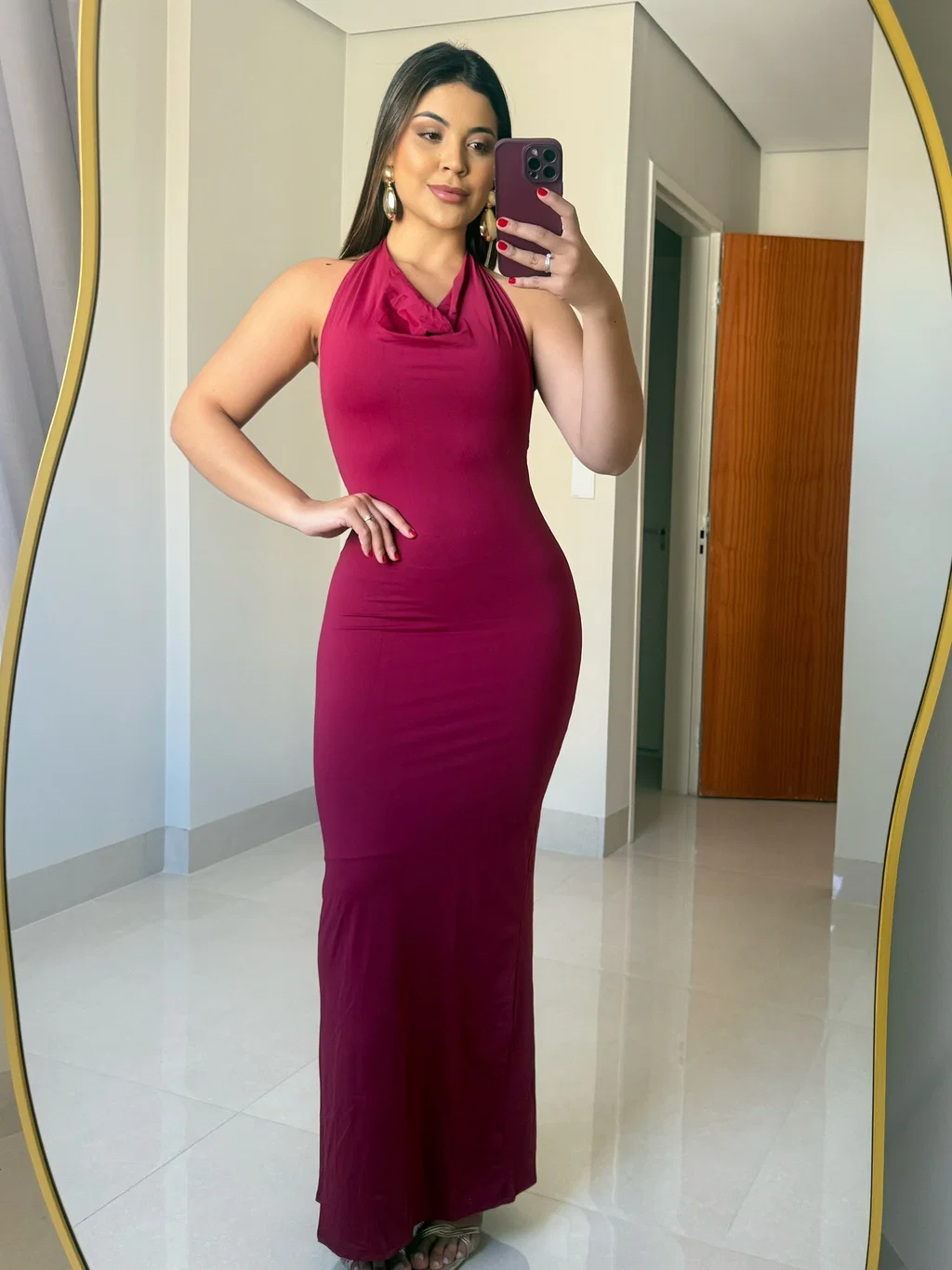 Vestido Zara confeccionado em malha de poliamida dupla. — foto 3